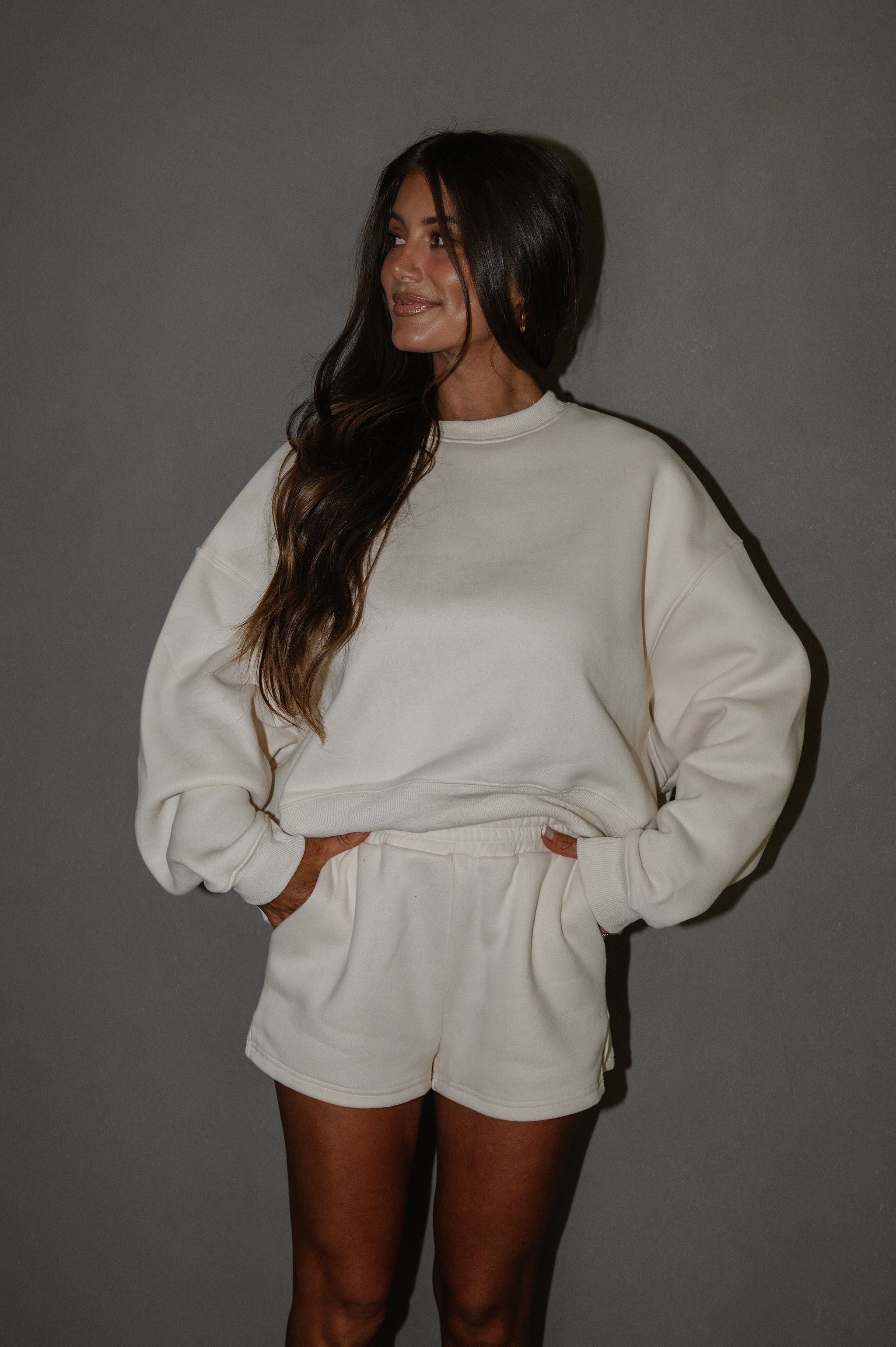 Shayla Short Set-Cream