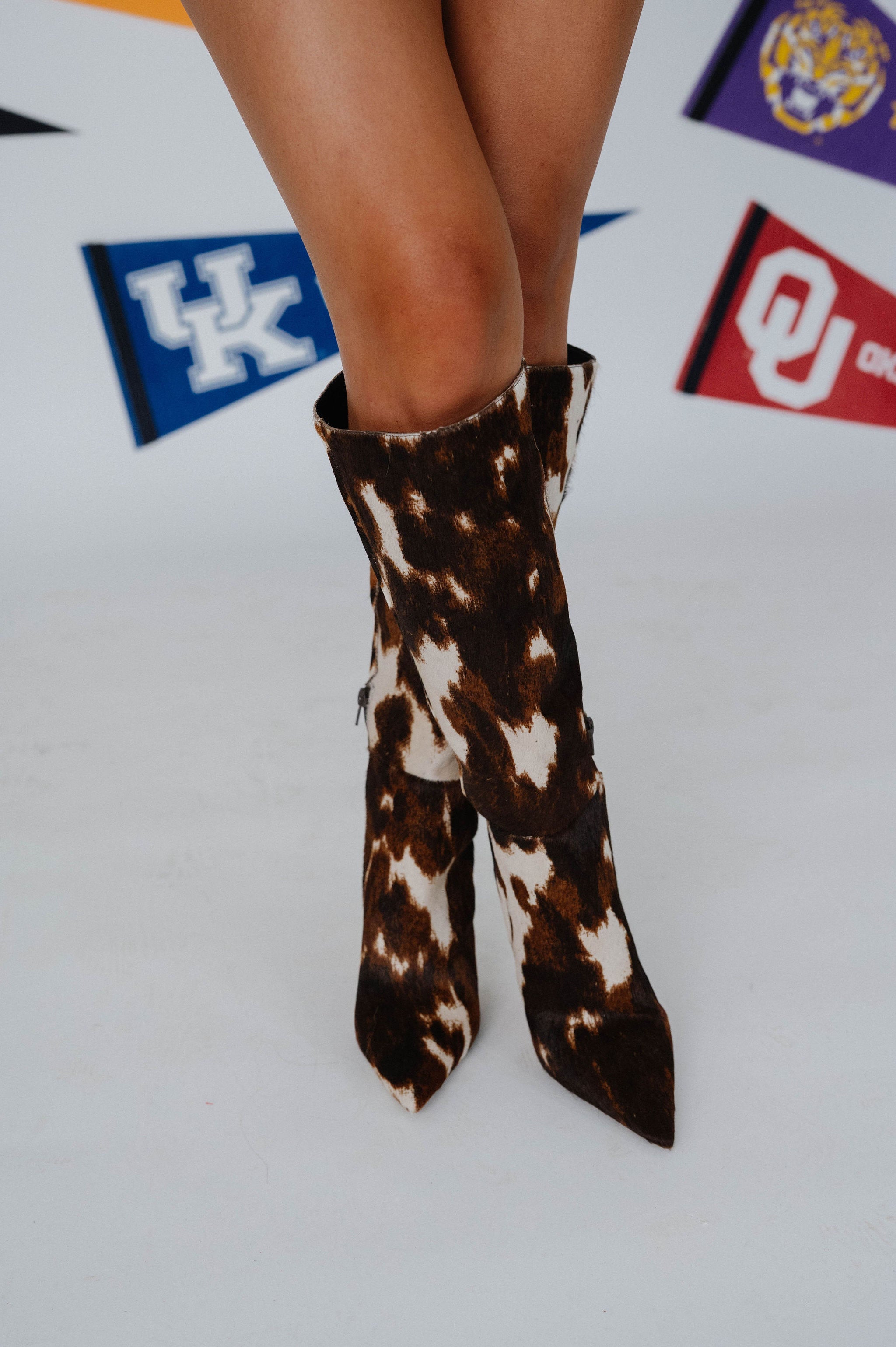 Nitro Stiletto Boots-Cow