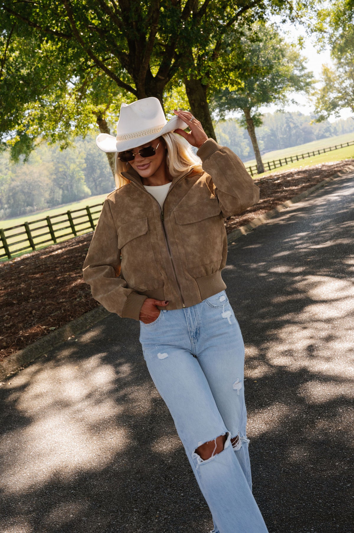 Amber Collared Jacket-Mocha