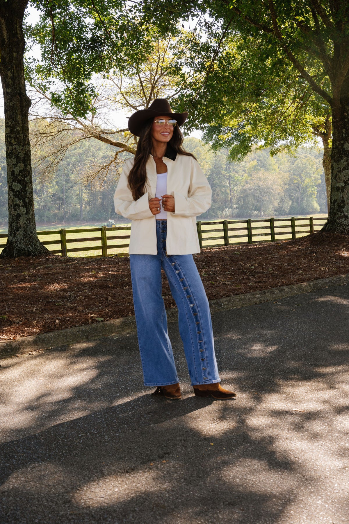 Theo Barn Jacket-Cream