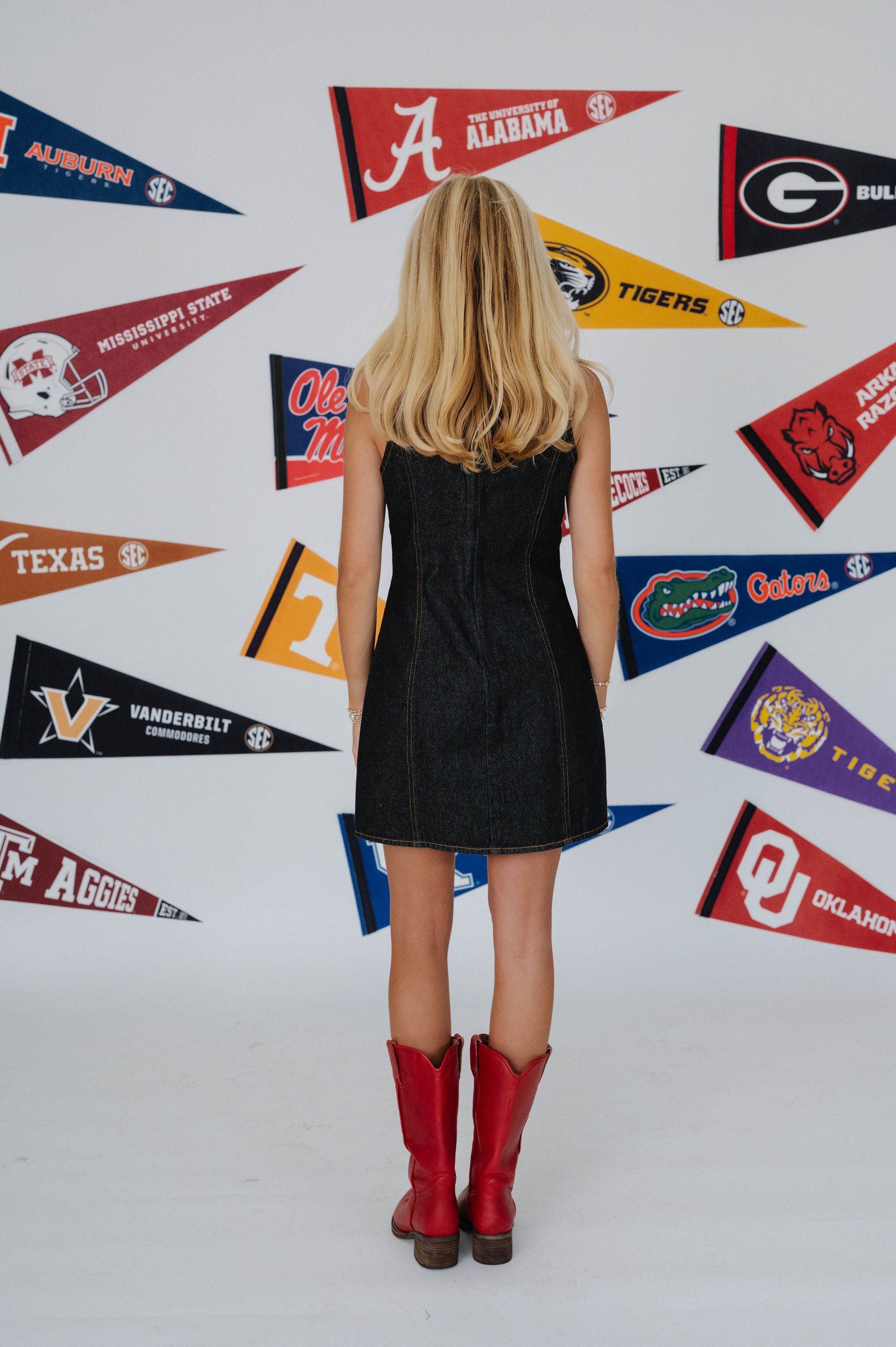 Lyla Mini Dress-Black Denim