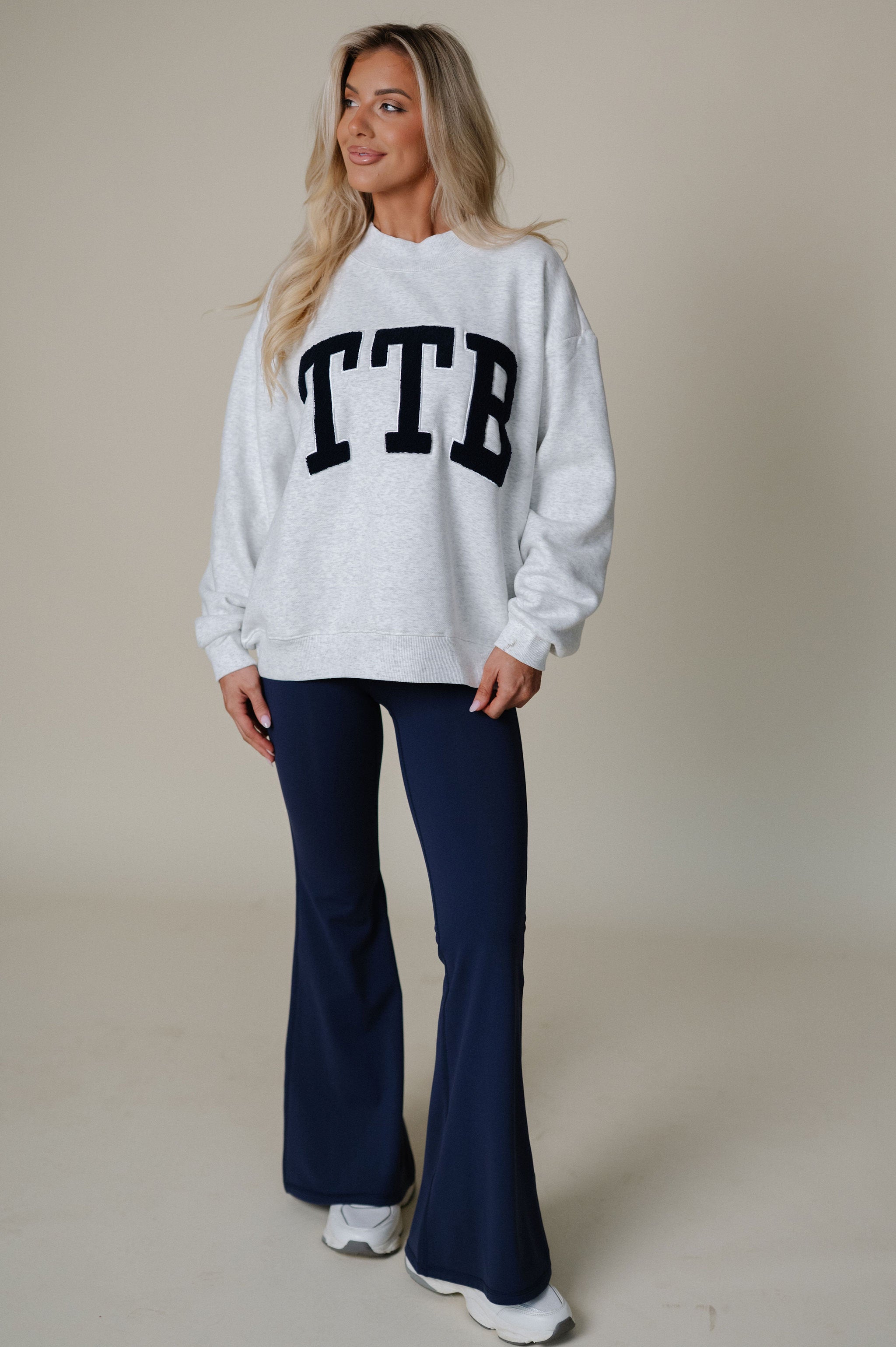 "TTB" Mockneck-Grey