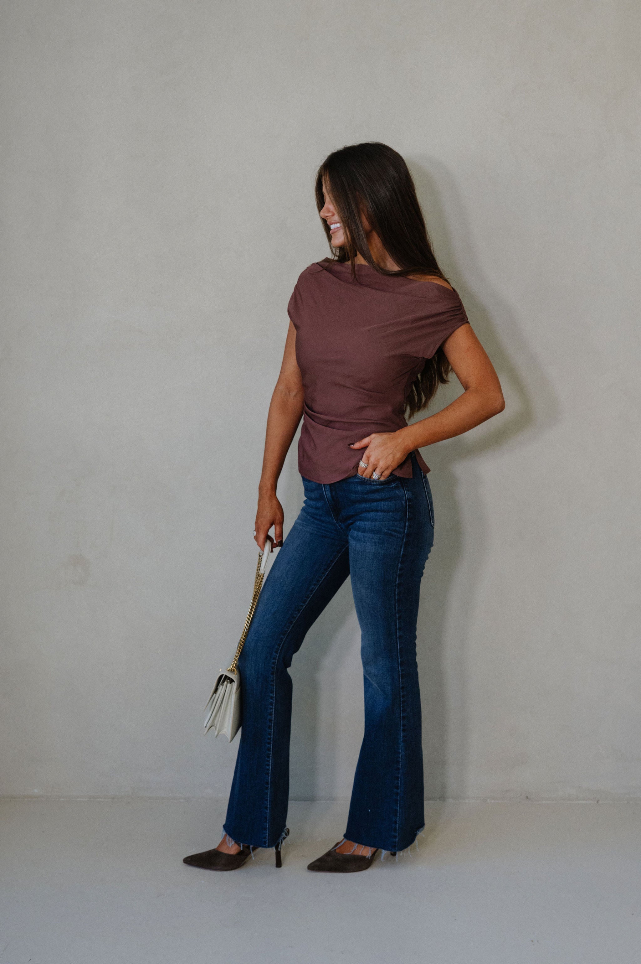 Bentley Boatneck Top-Brown