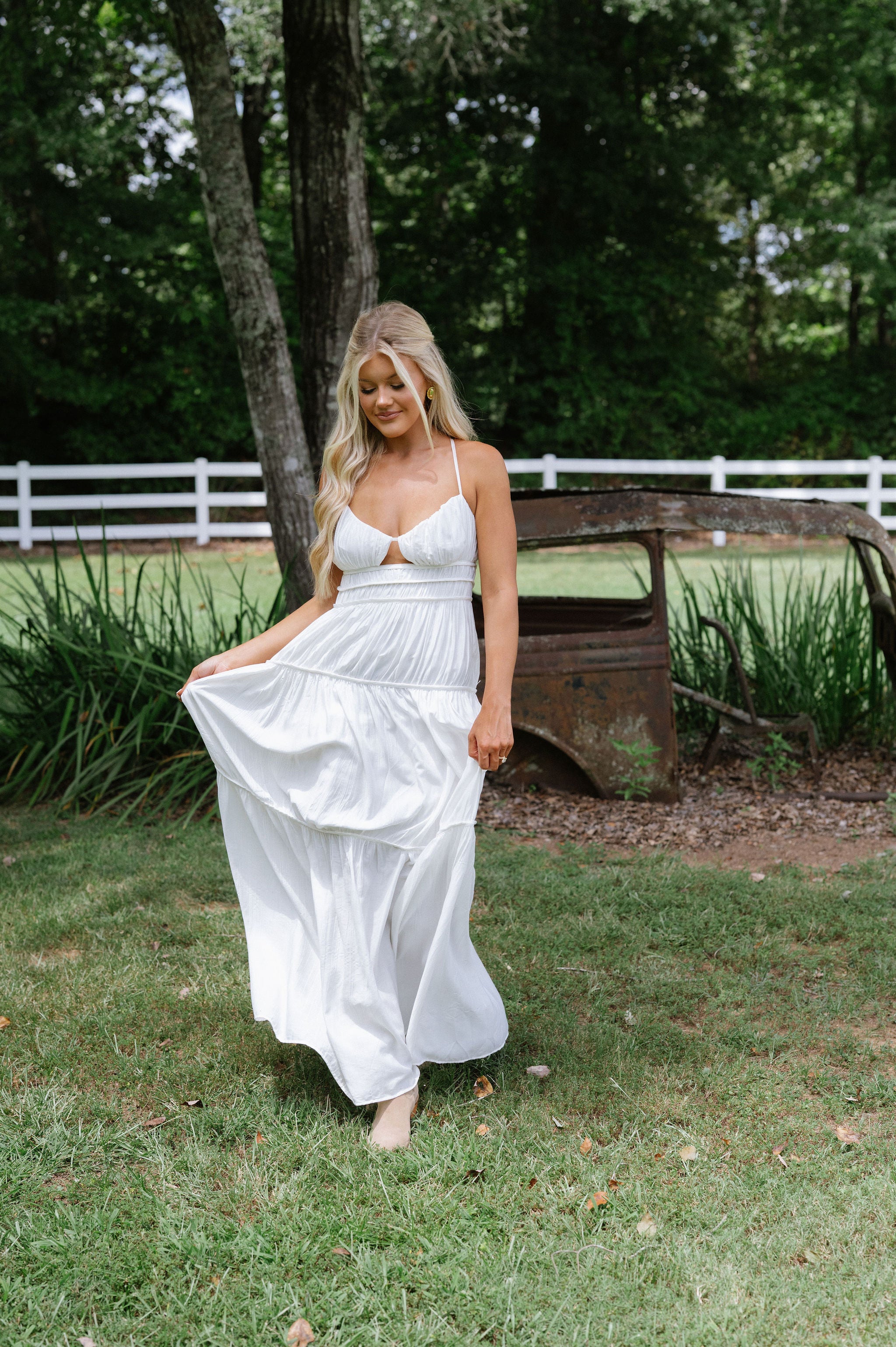 Summer Days Maxi Dress-White