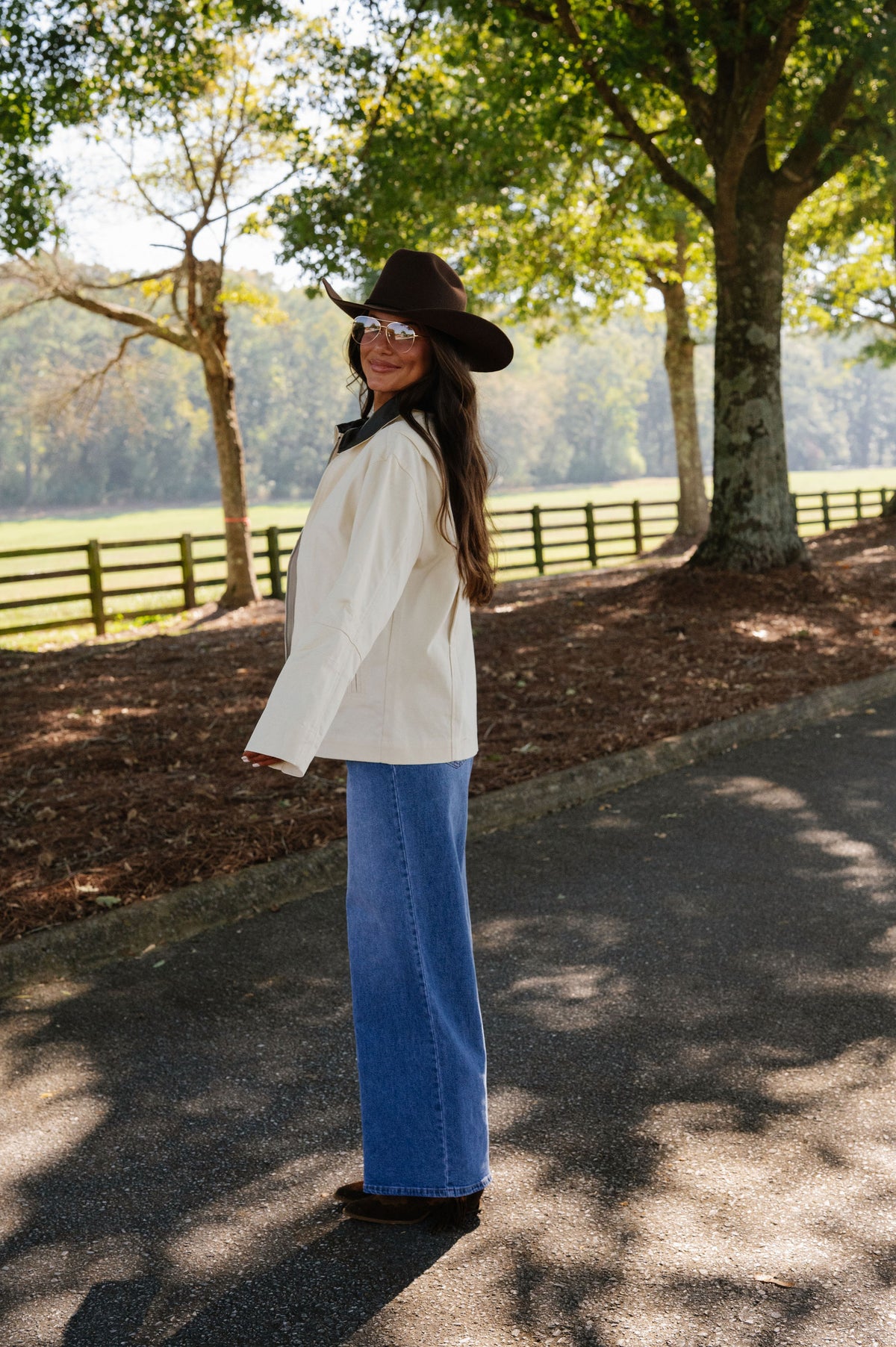 Theo Barn Jacket-Cream