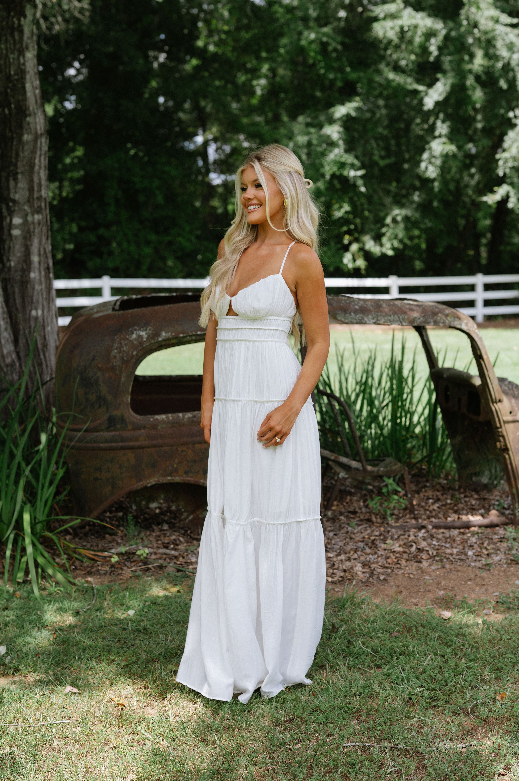 Summer Days Maxi Dress-White