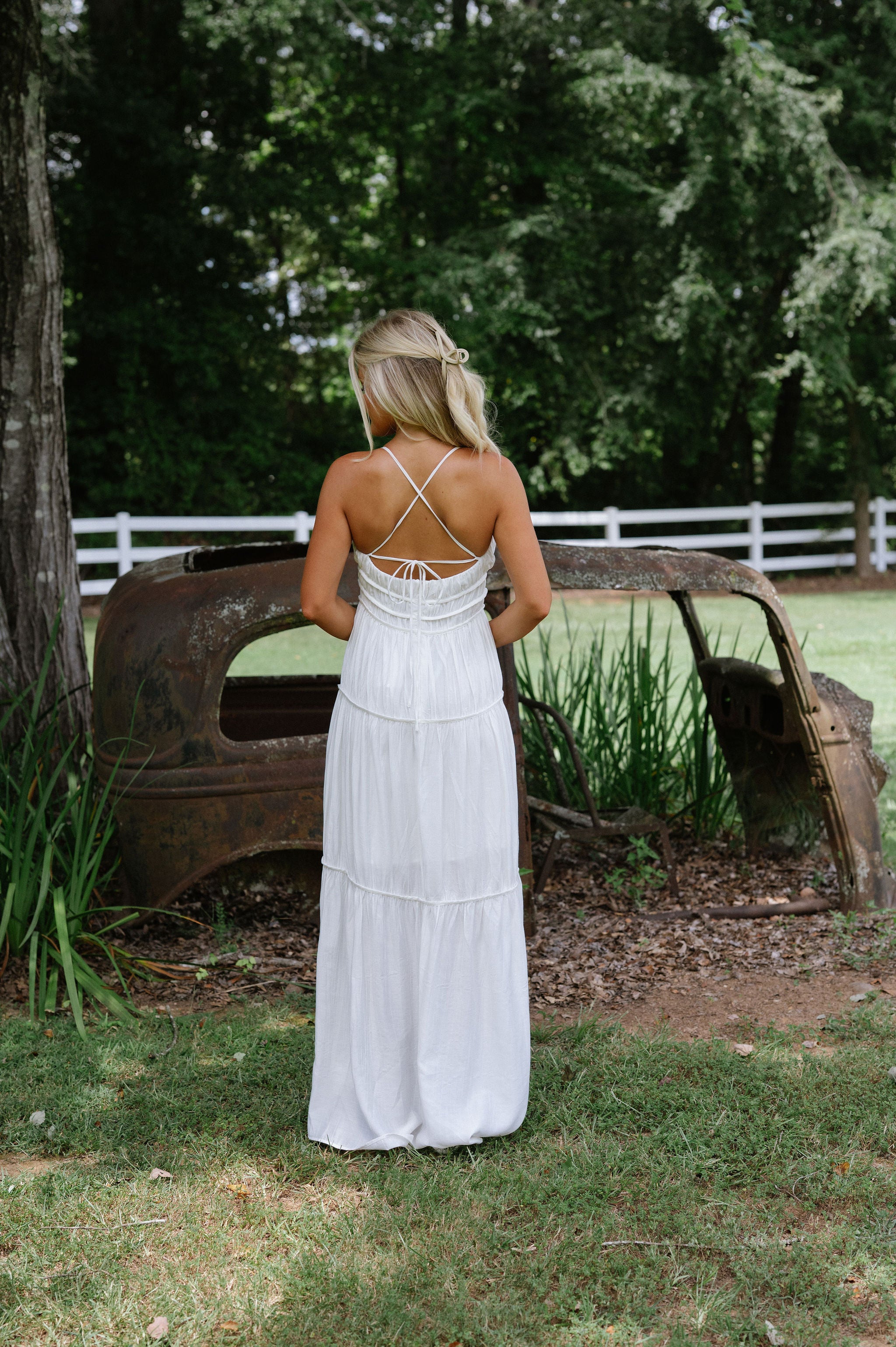 Summer Days Maxi Dress-White