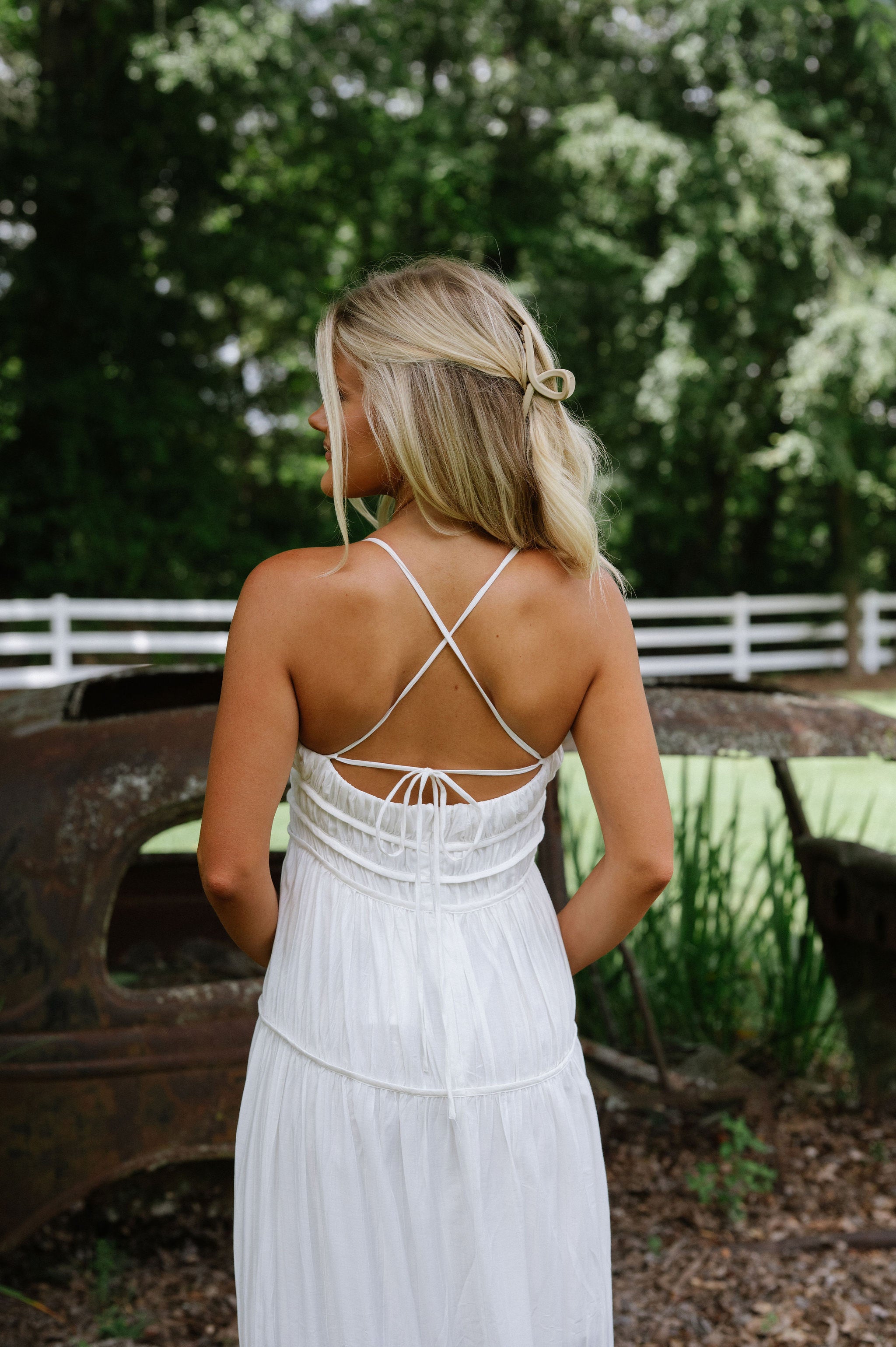 Summer Days Maxi Dress-White