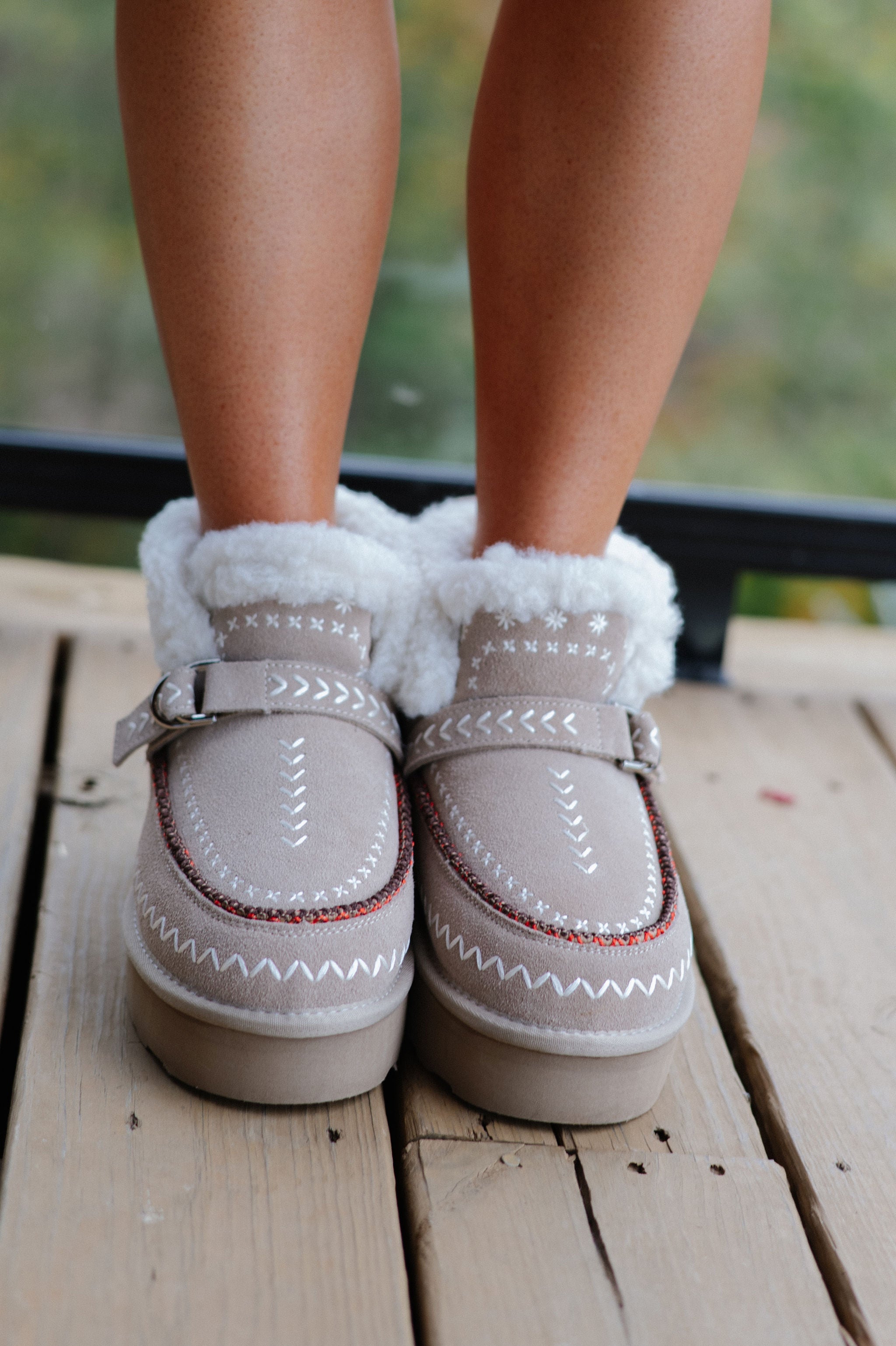 Grand Boot-Taupe Suede