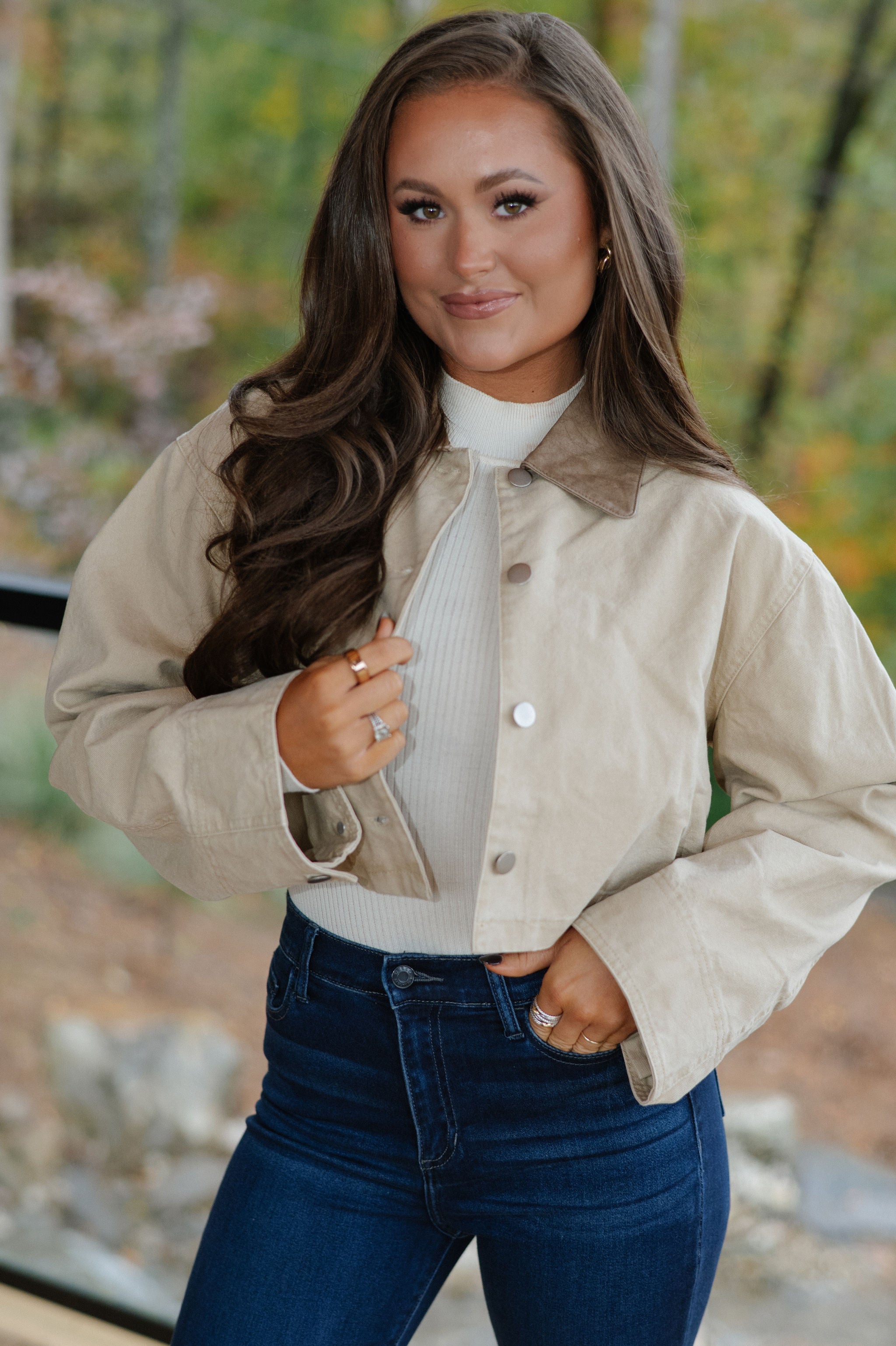 Britton Jacket-Beige