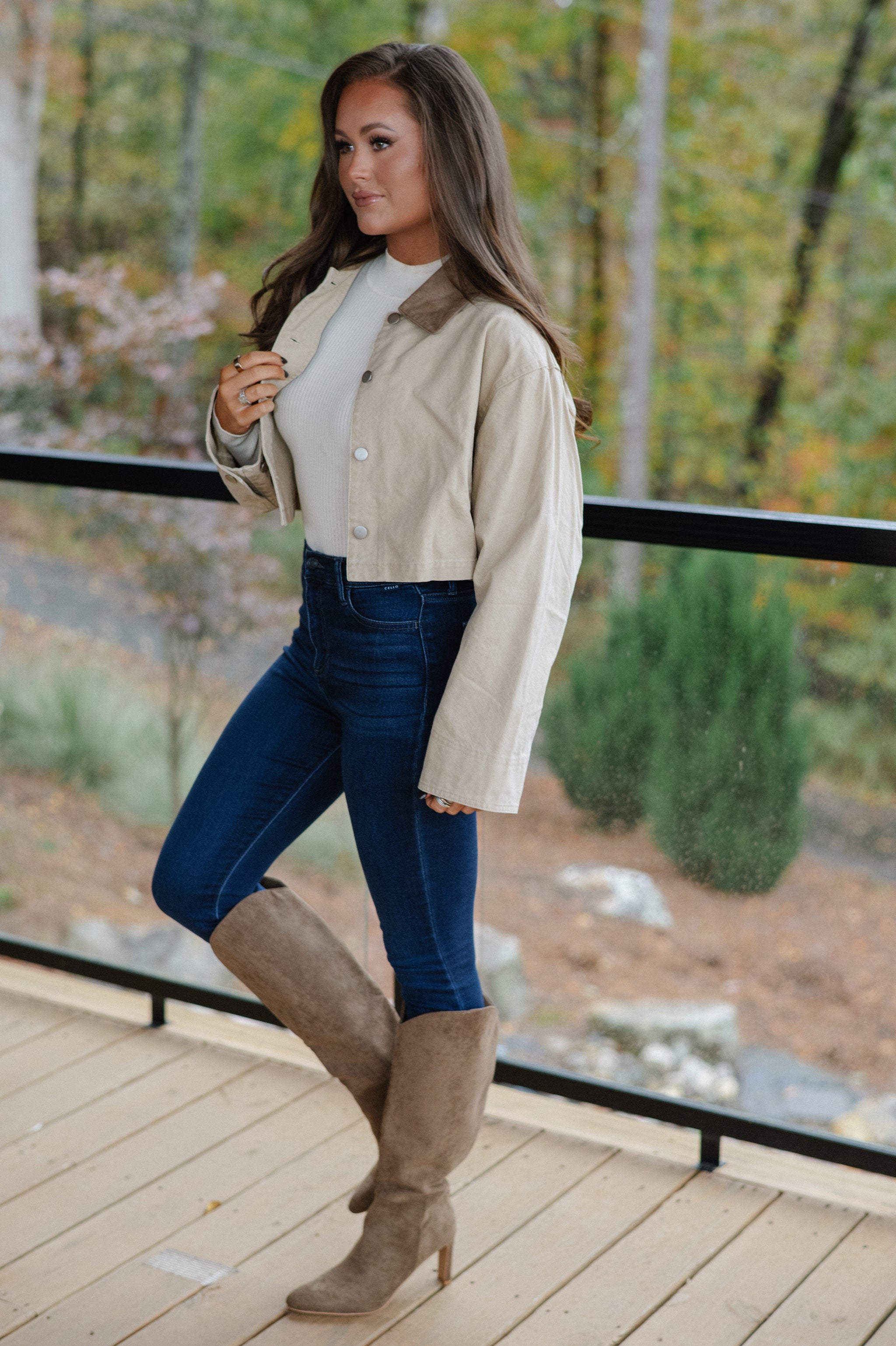 Britton Jacket-Beige