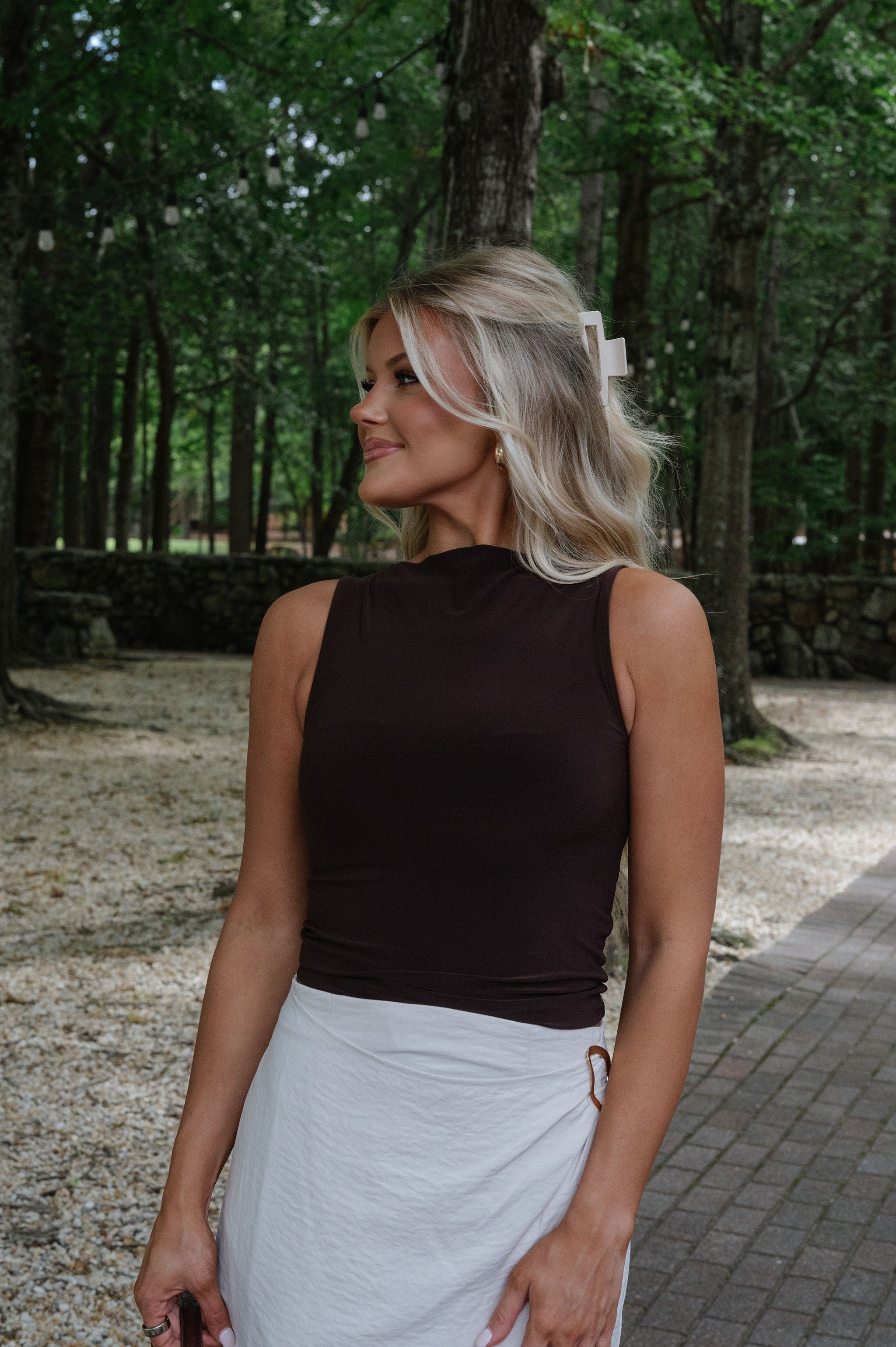 Stephanie chocolate top