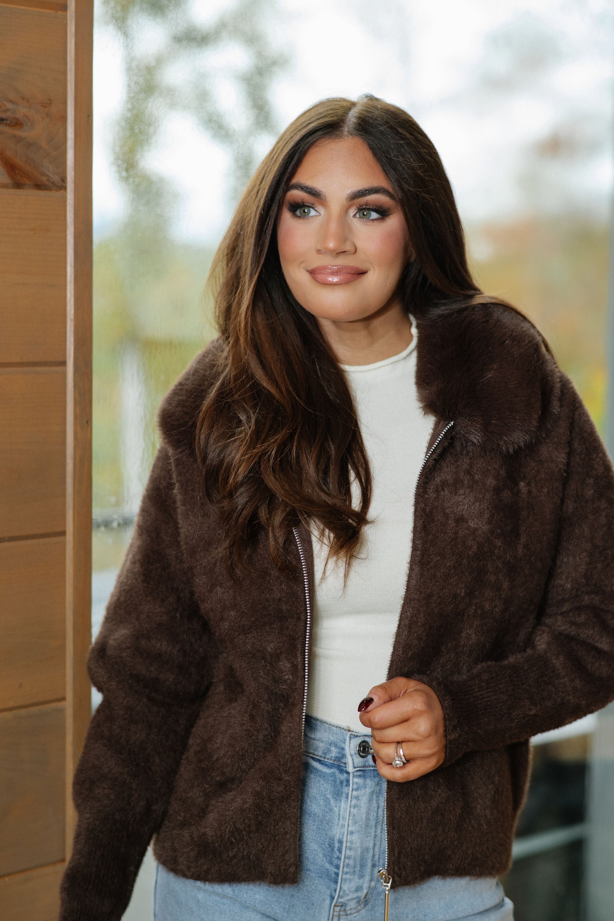 Cleo Jacket-Chocolate Brown