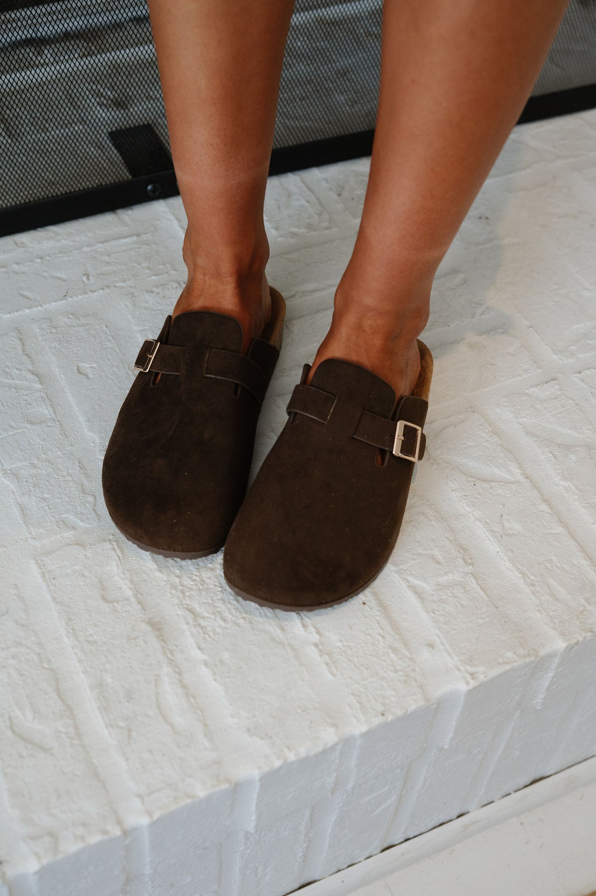 Faux Suede Berk-Brown