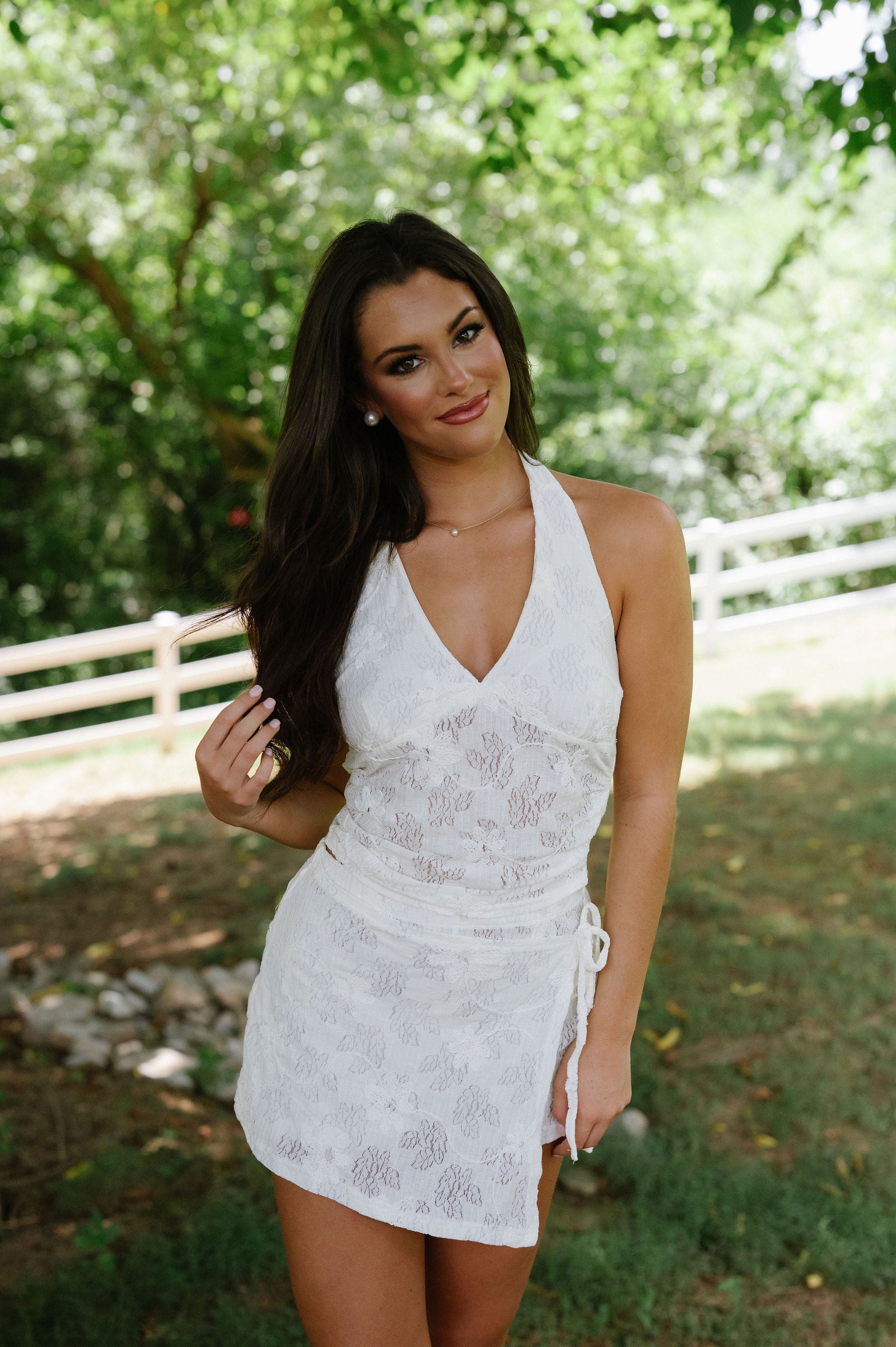 Shelley Skirt Set-Ivory