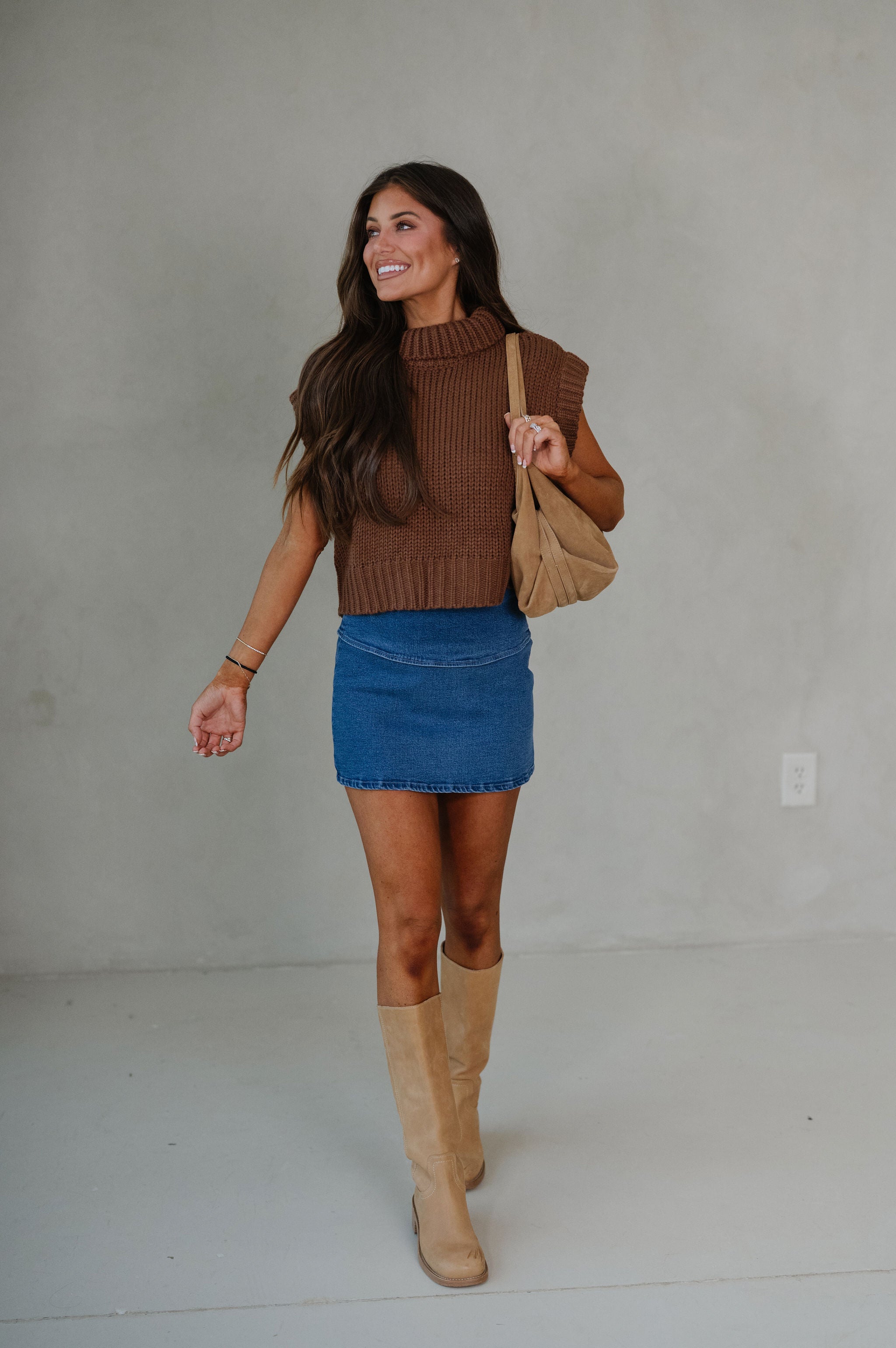 Bradleigh Sweater-Chocolate
