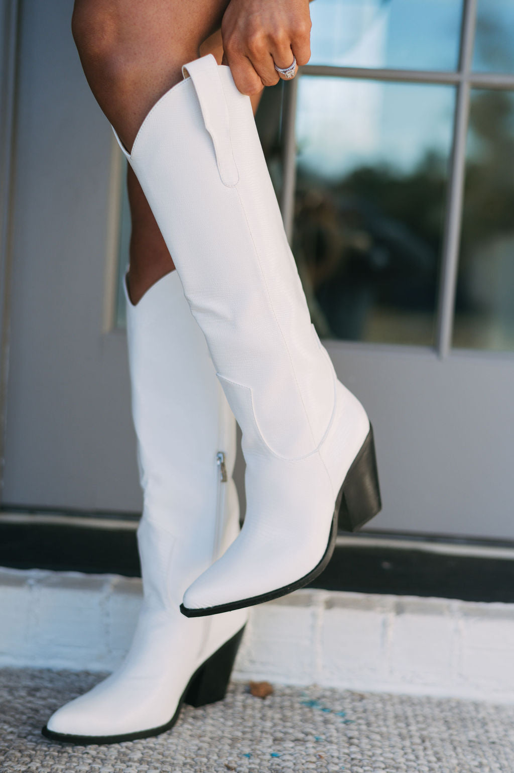 Western on sale boots white