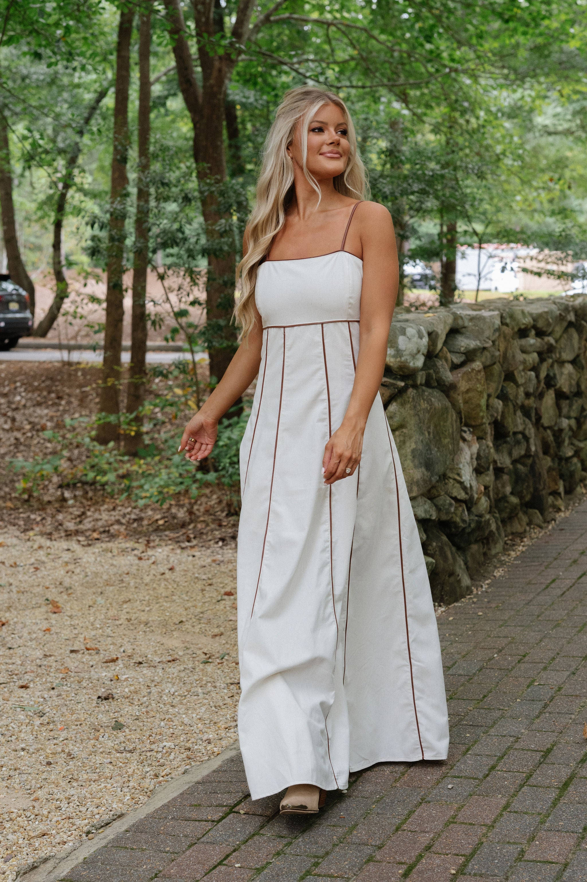 Gena Maxi Dress-Tone Linen