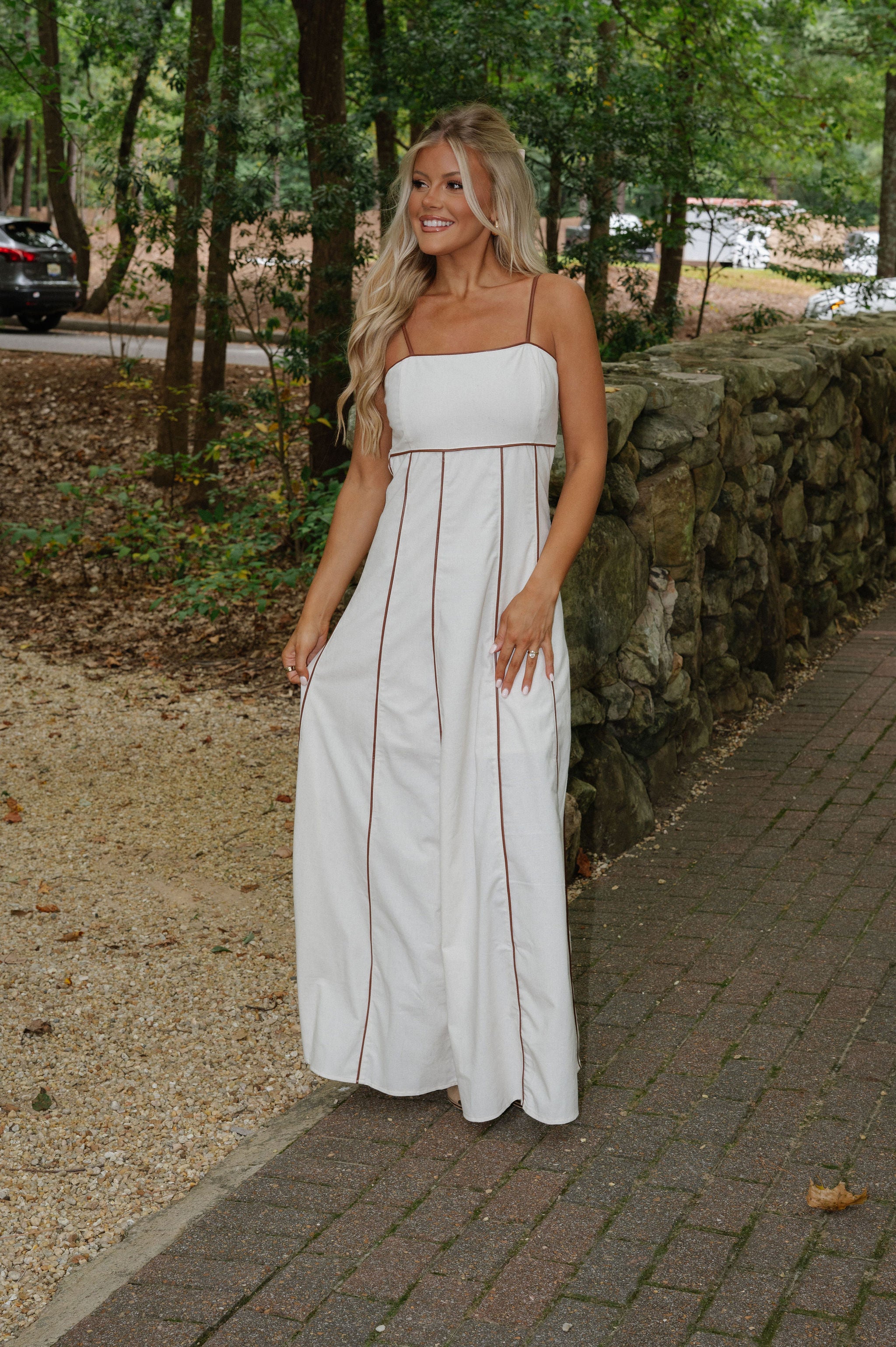 Gena Maxi Dress-Tone Linen