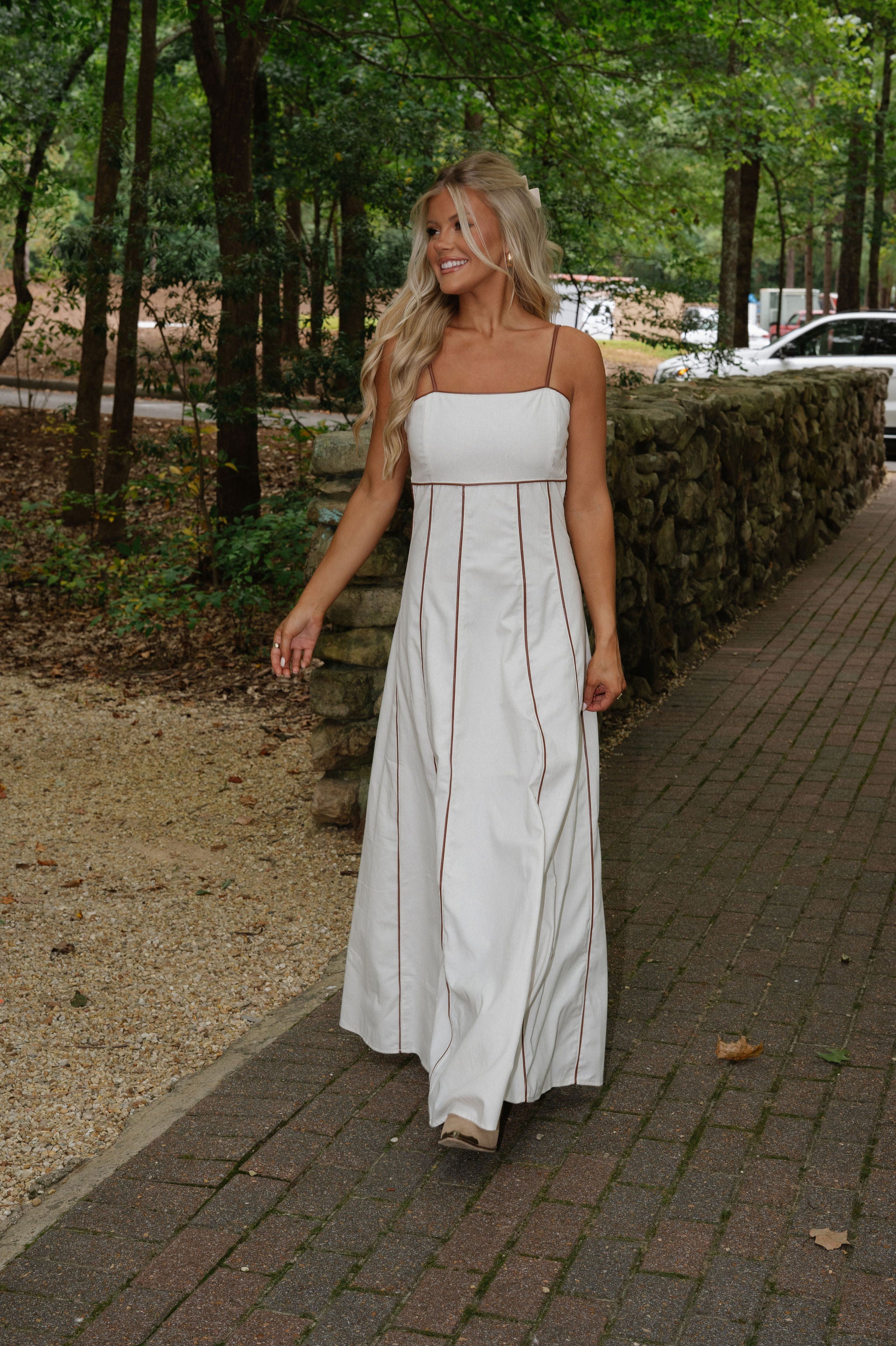 Gena Maxi Dress-Tone Linen