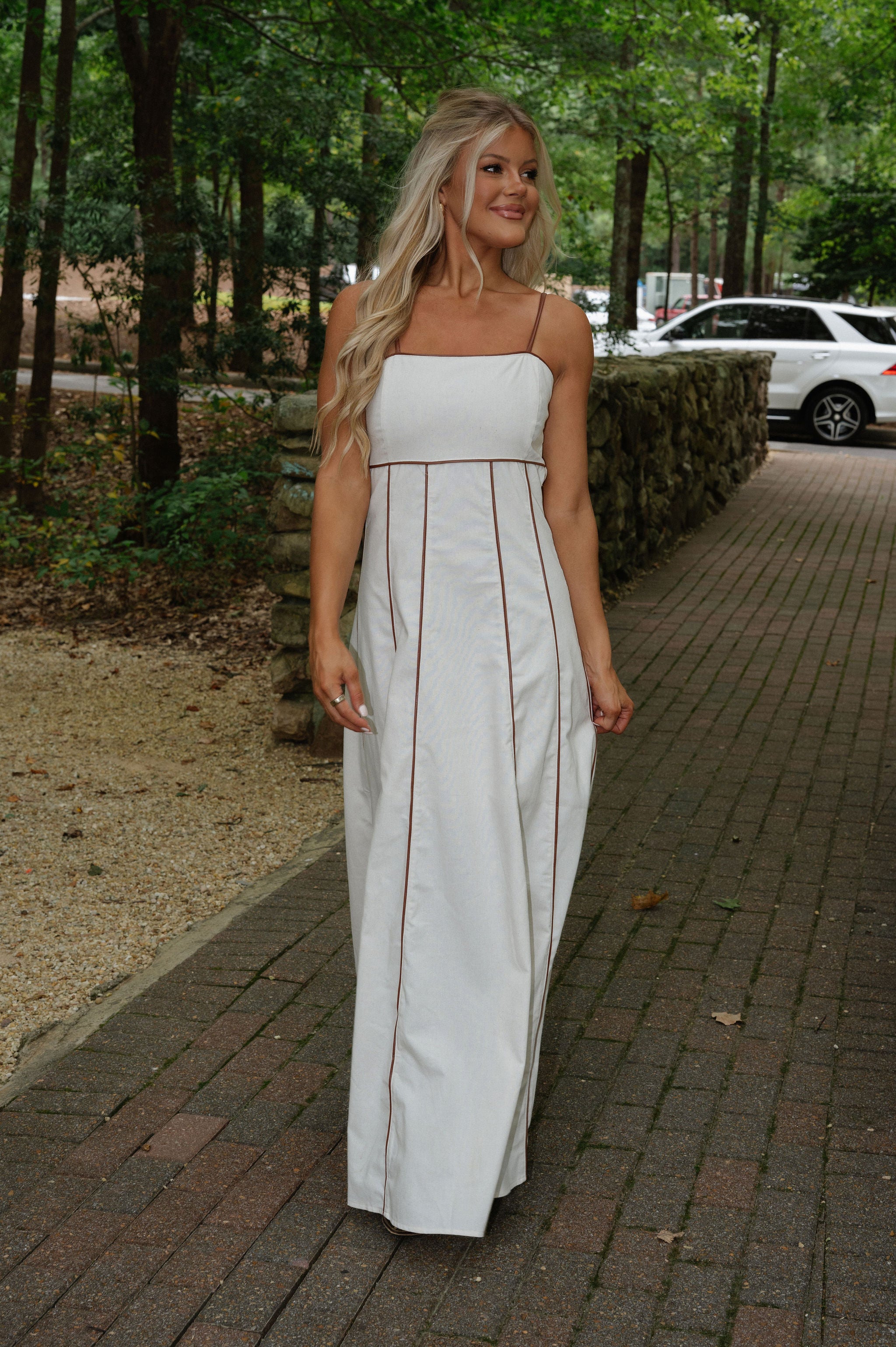 Gena Maxi Dress-Tone Linen