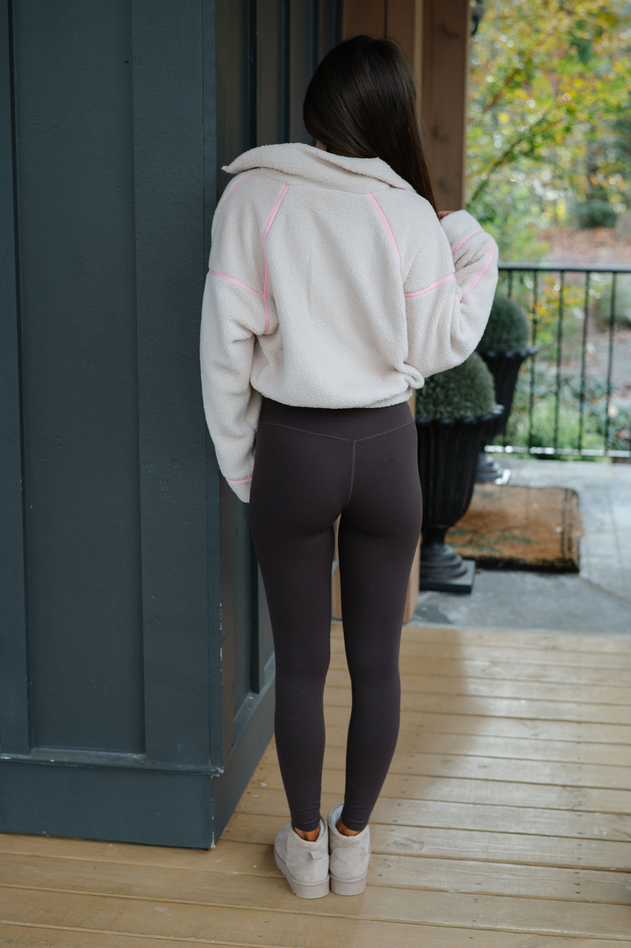 Mandy Sherpa Pullover-Beige