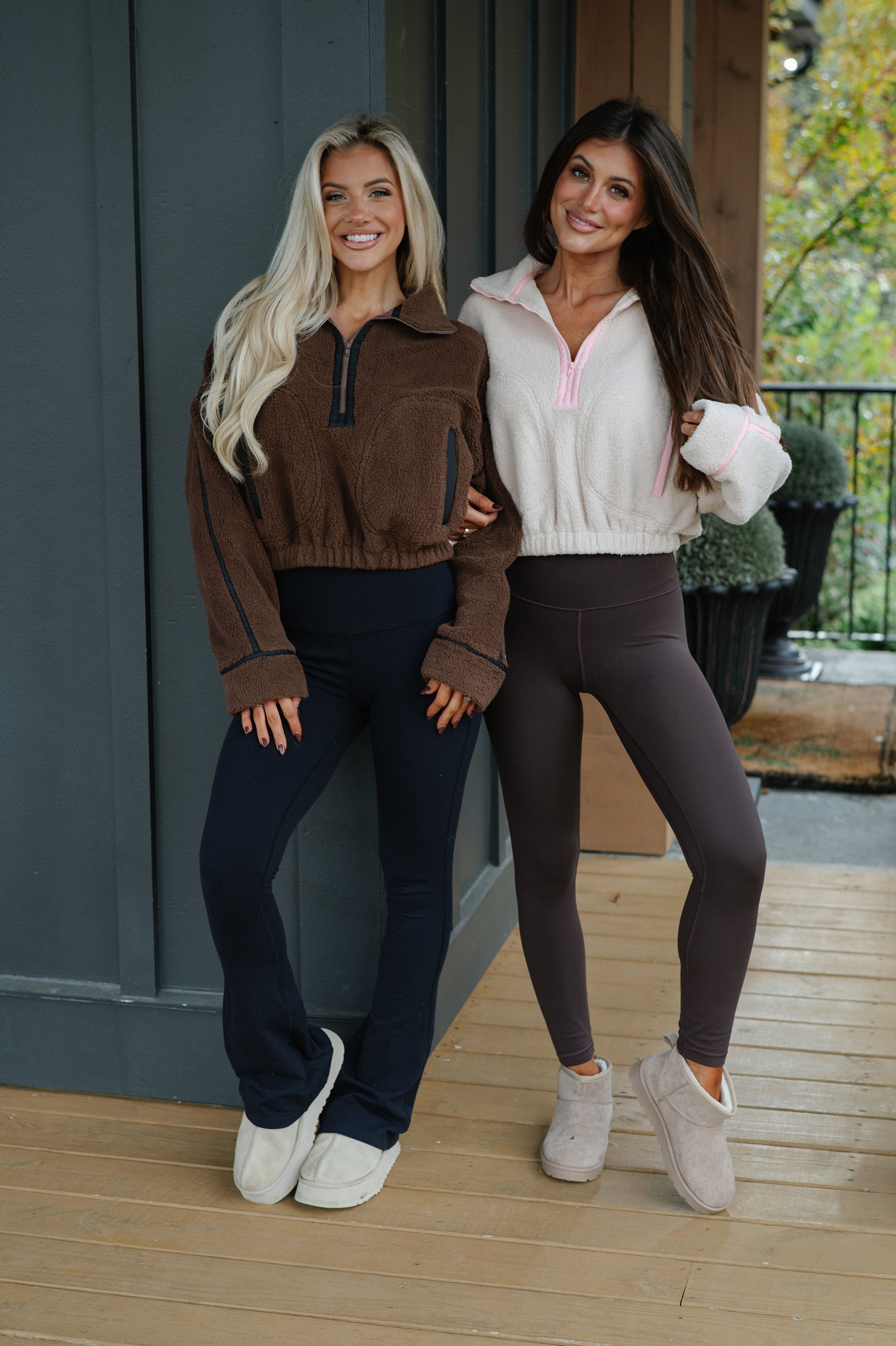 Mandy Sherpa Pullover-Mocha