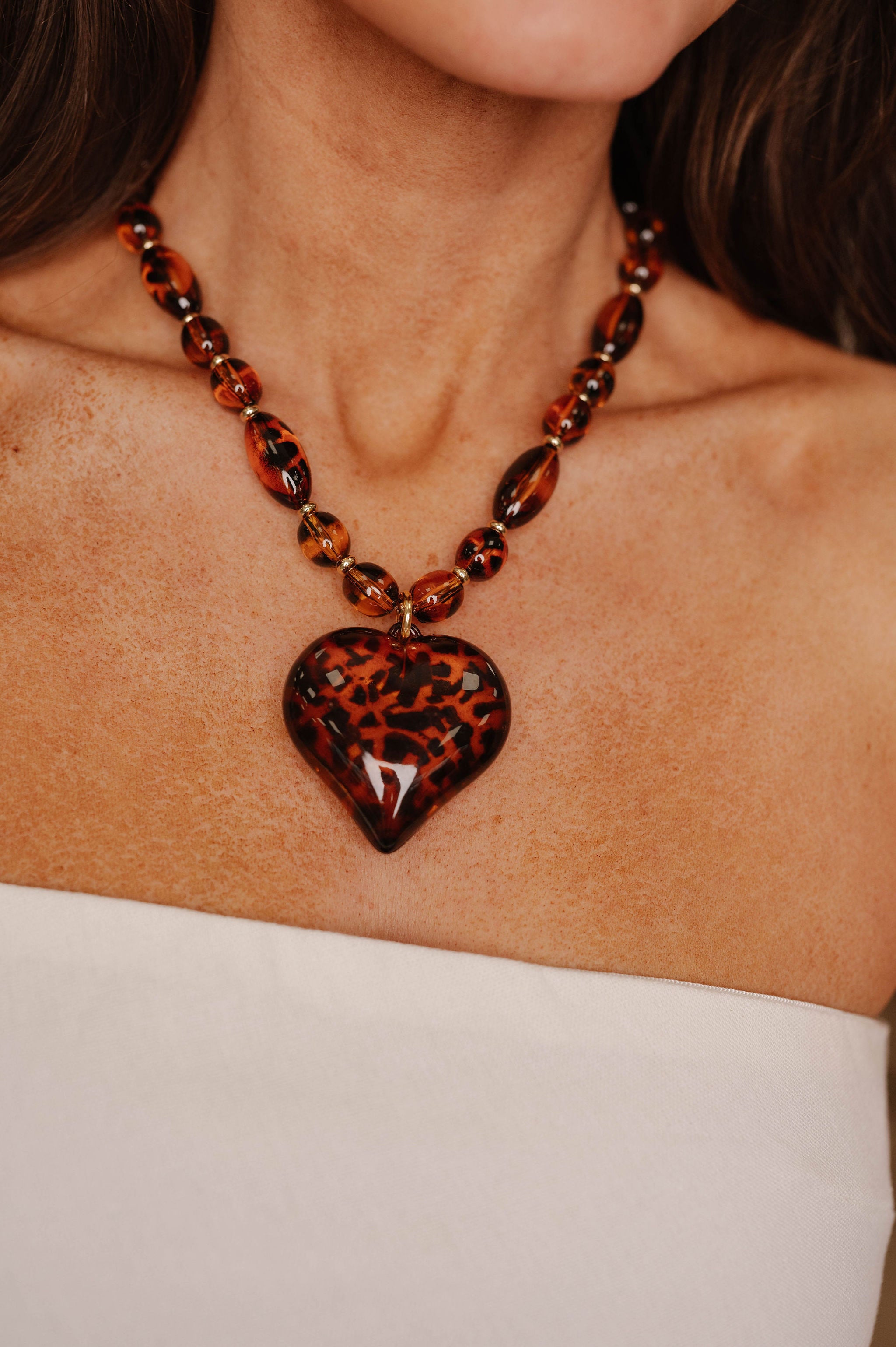 Tortoise Heart Necklace