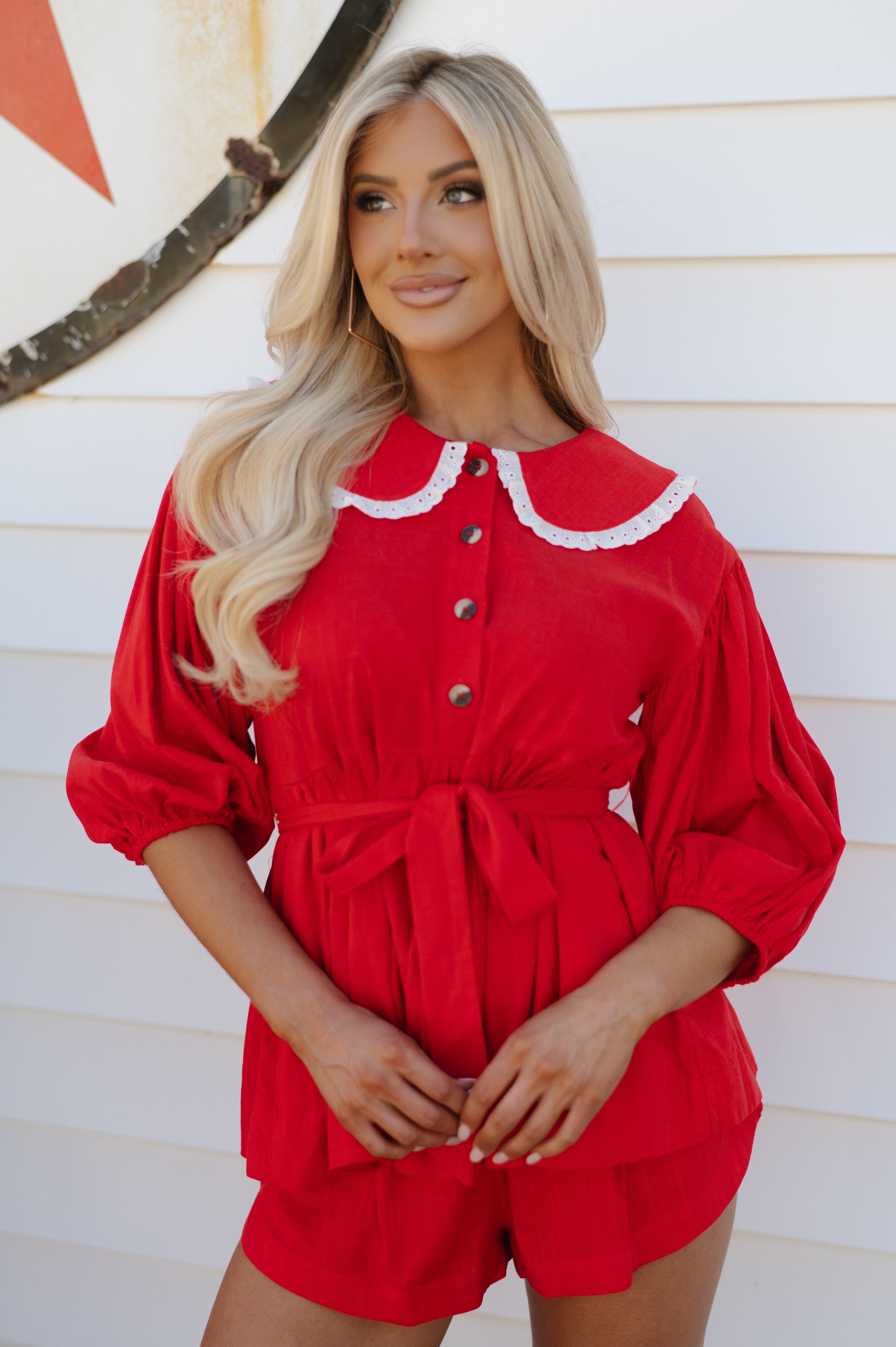 Thomas Shorts Set-Red