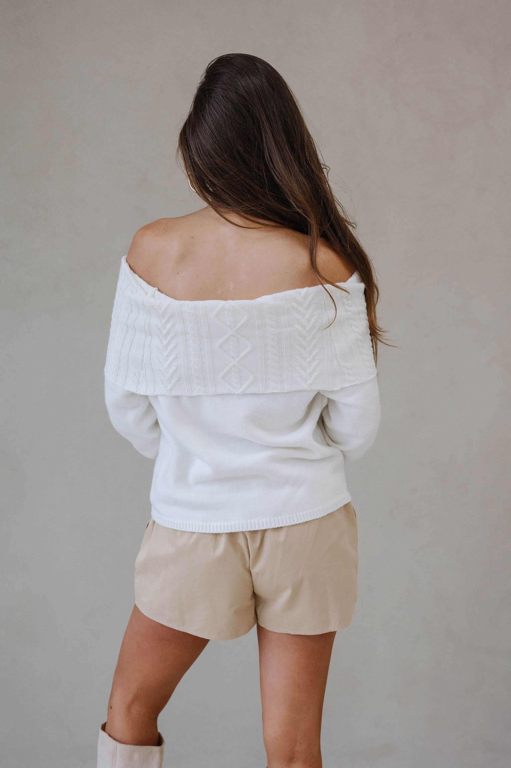 Claire Pleated Wide Leg Shorts-Sand