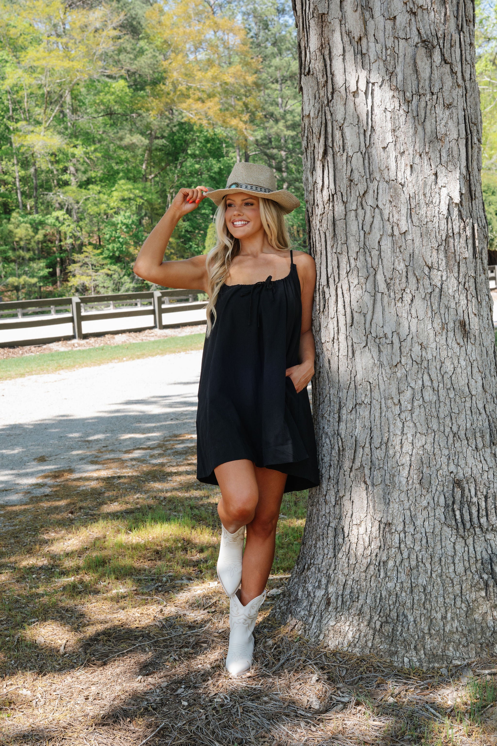 Juniper Mini Dress-Black