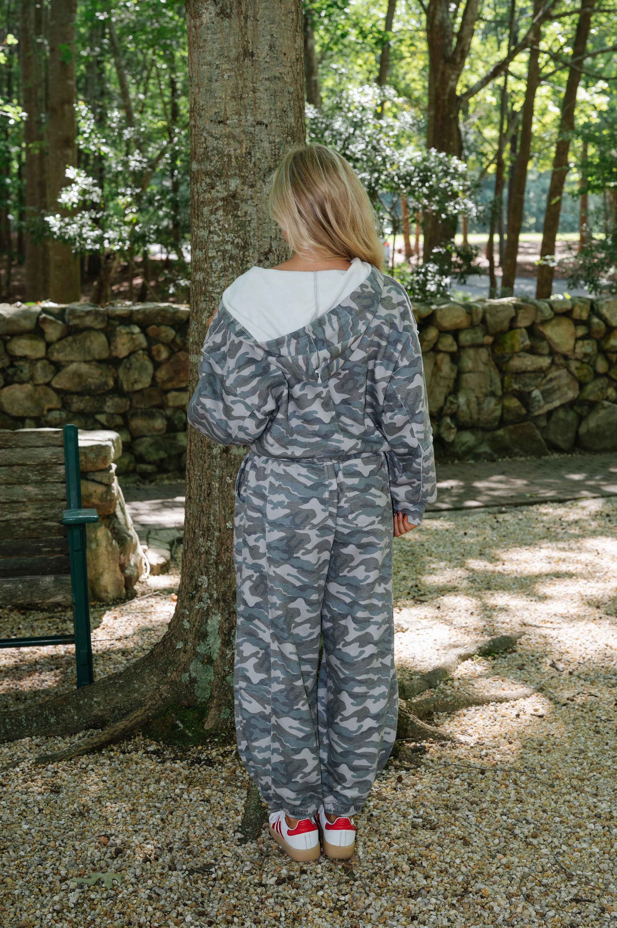 Cadence Hoodie-Camo Green