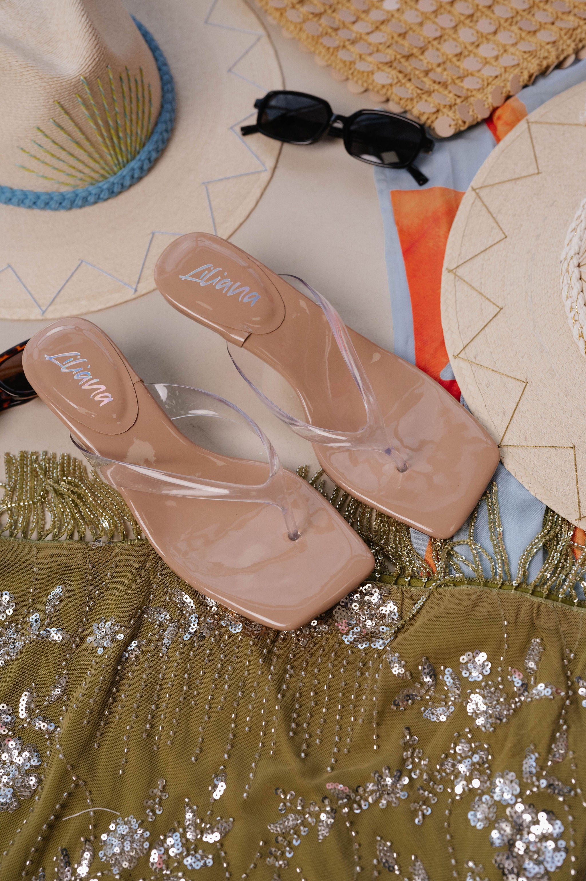 Teala Heels-Nude