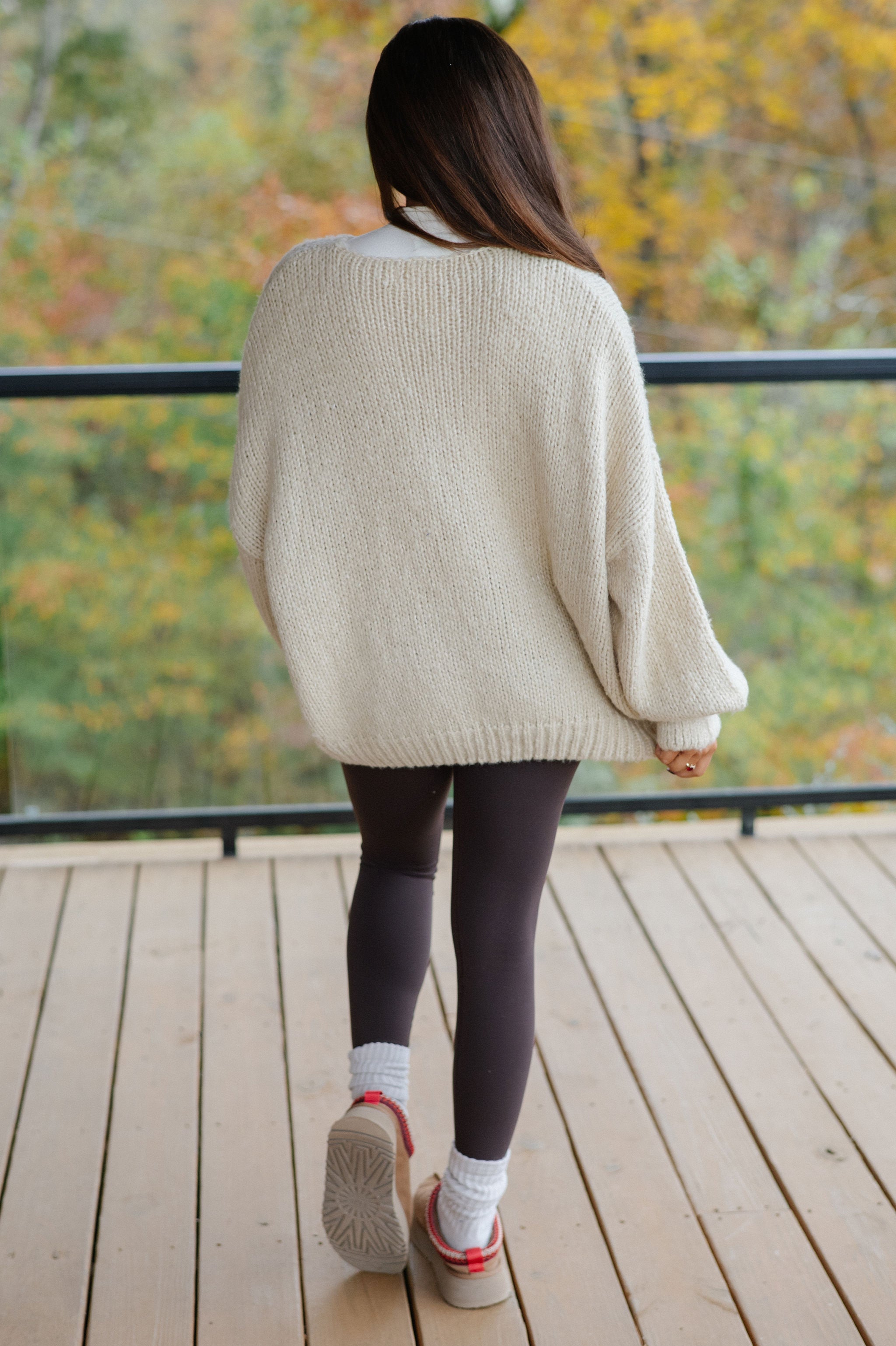 Huntley Tie Cardigan-Light Taupe