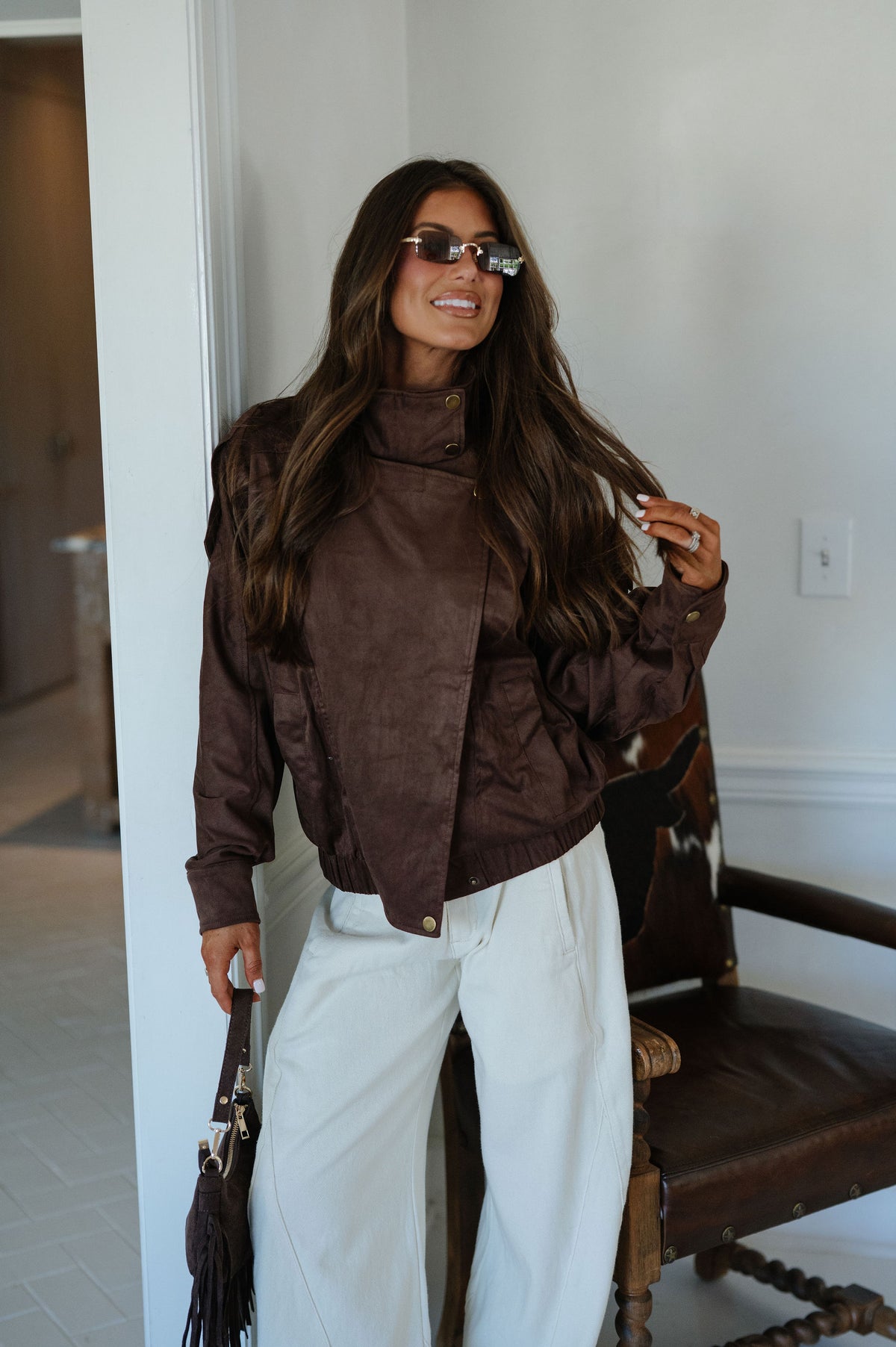 Hayden Bomber Jacket-Brown