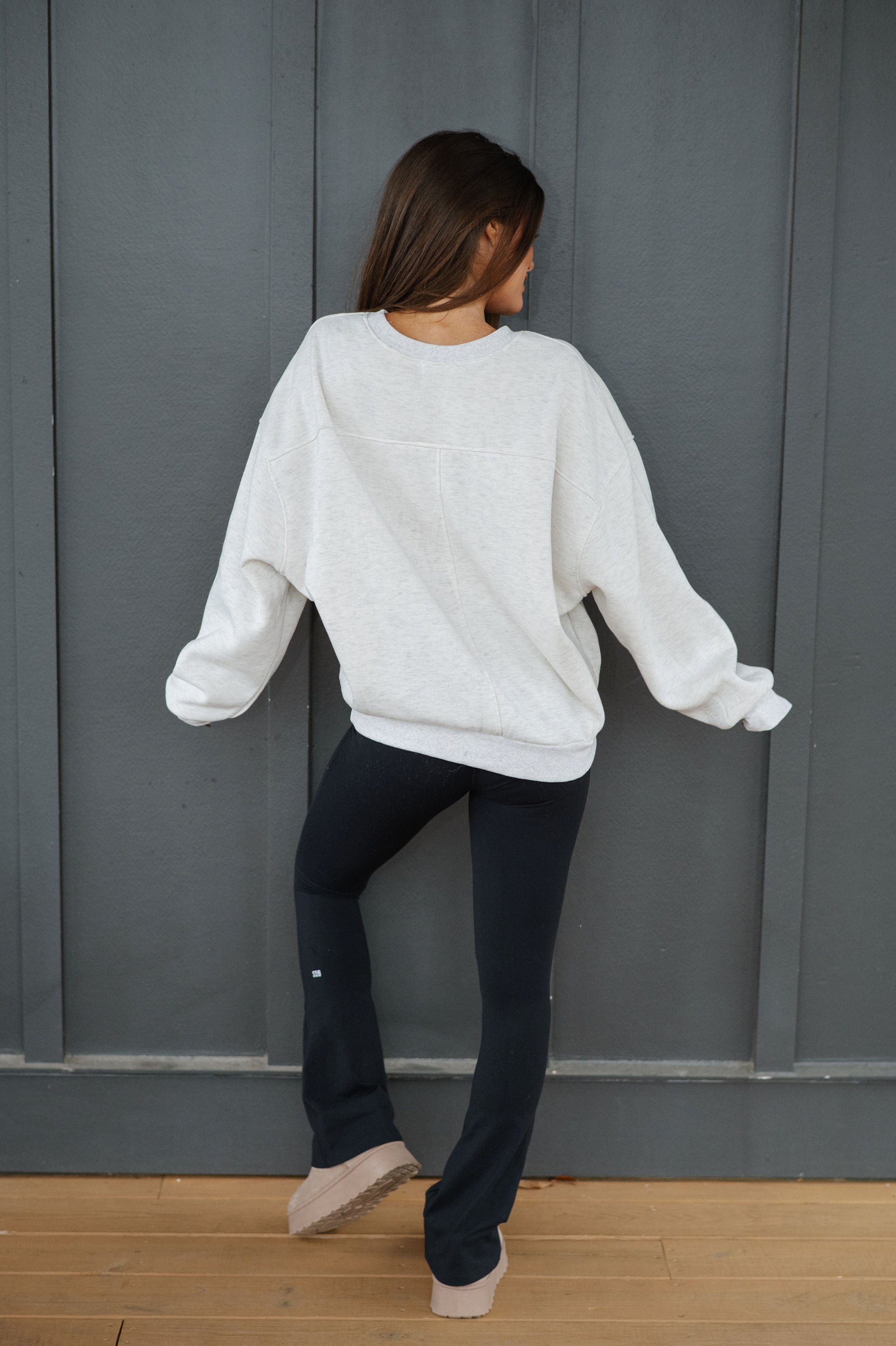 Amber Sweatshirt-Heather Grey