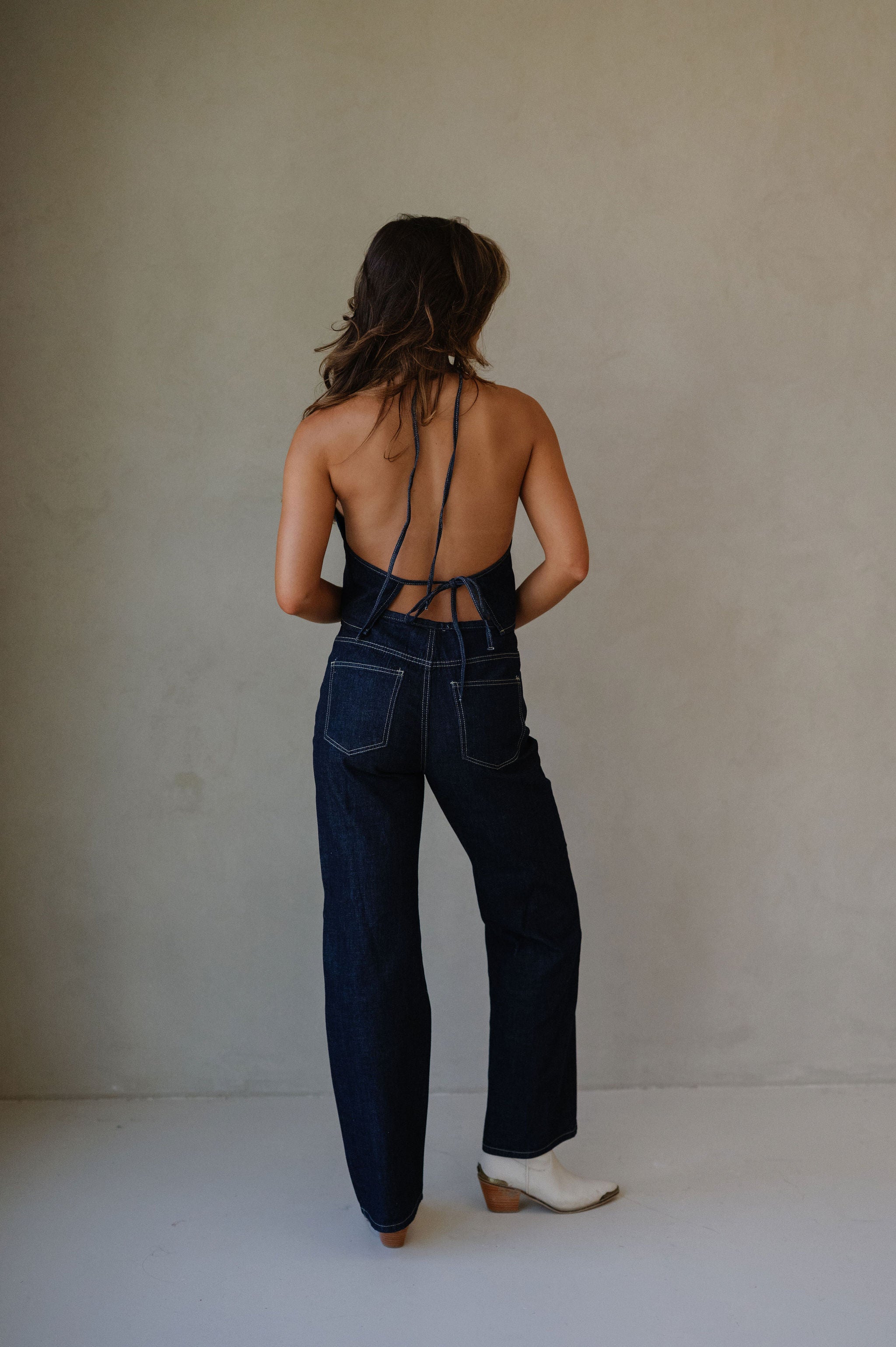 Elena Pants Set-Indigo