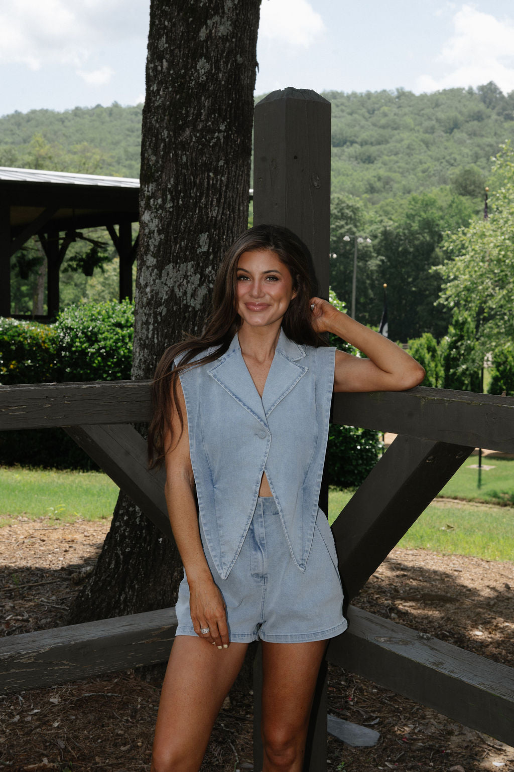 Benny Romper-Denim