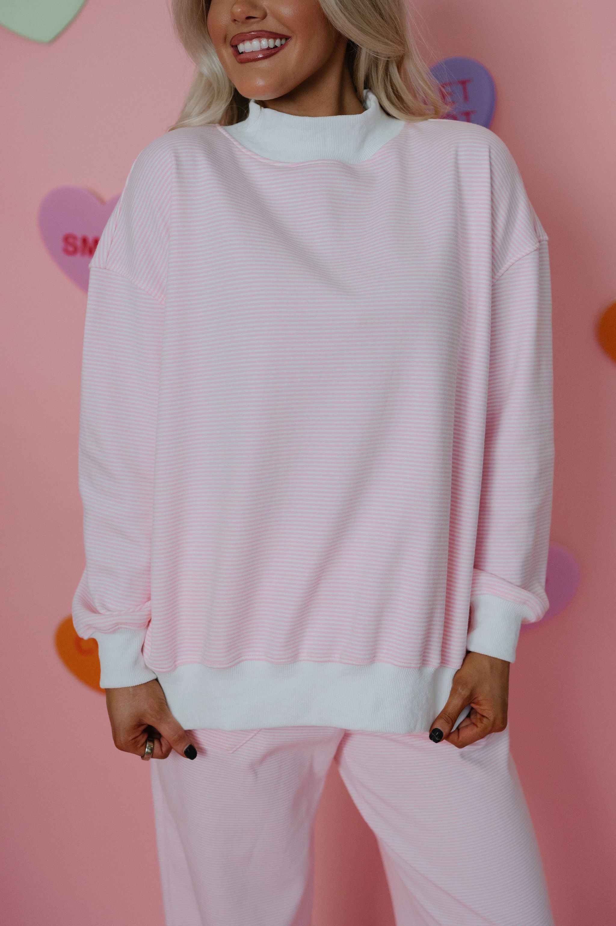 Viviann Pants Set-Pink