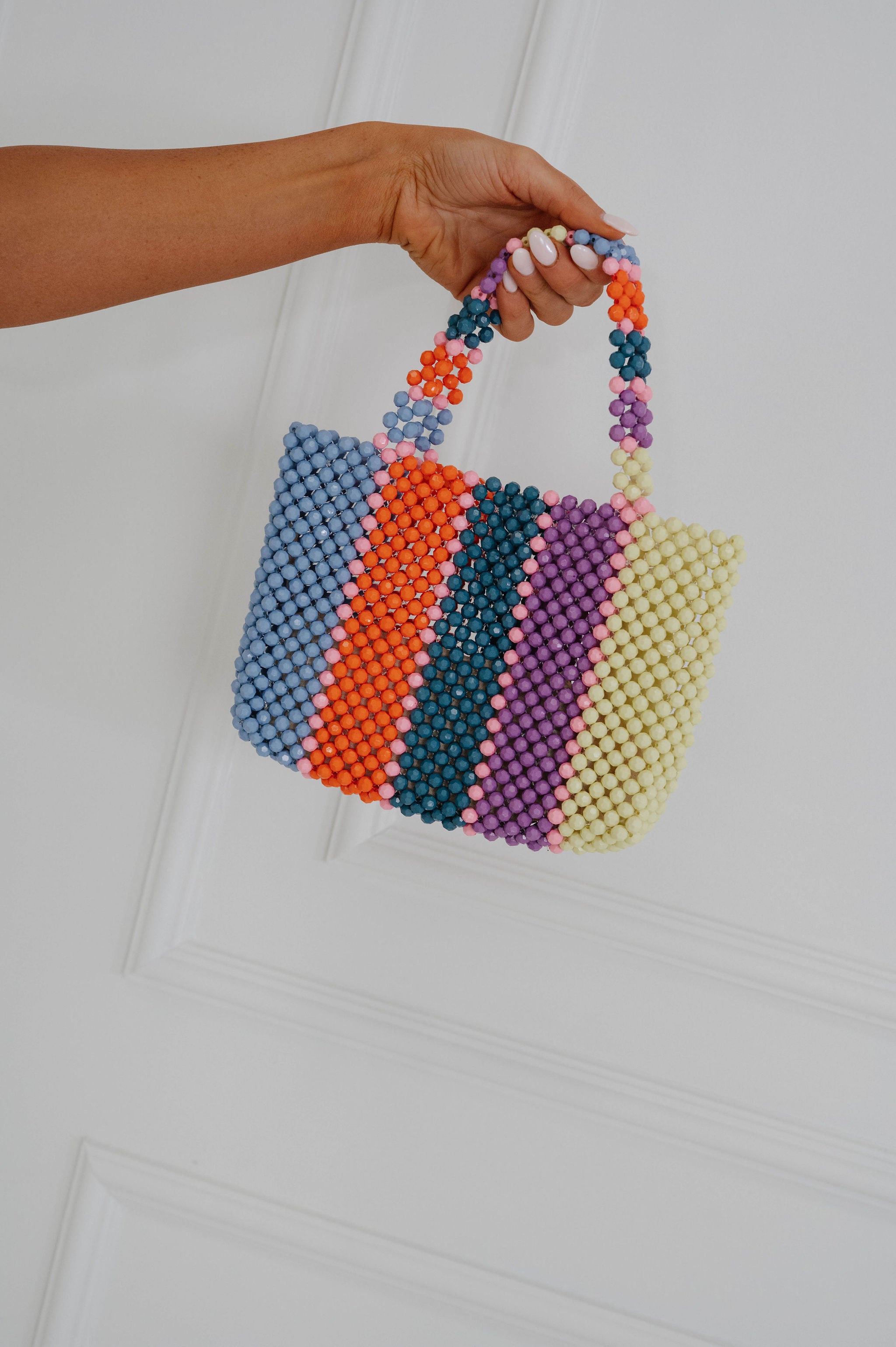 Cove Rainbow Beaded Bag
