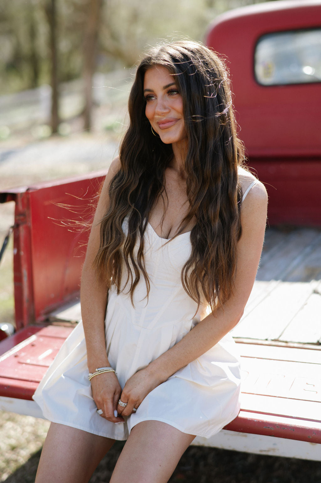 Brooklyn Romper-Cream