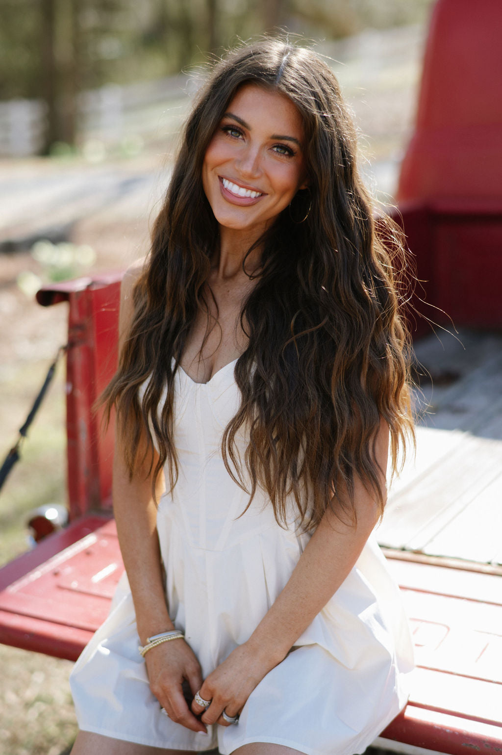 Brooklyn Romper-Cream