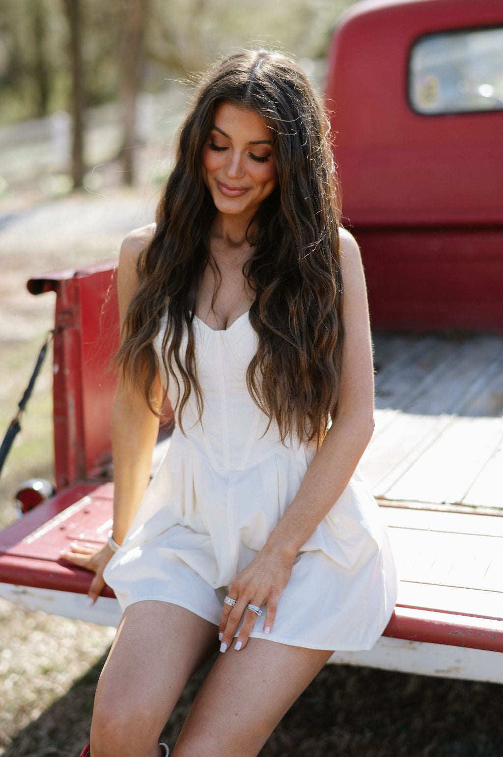 Brooklyn Romper-Cream