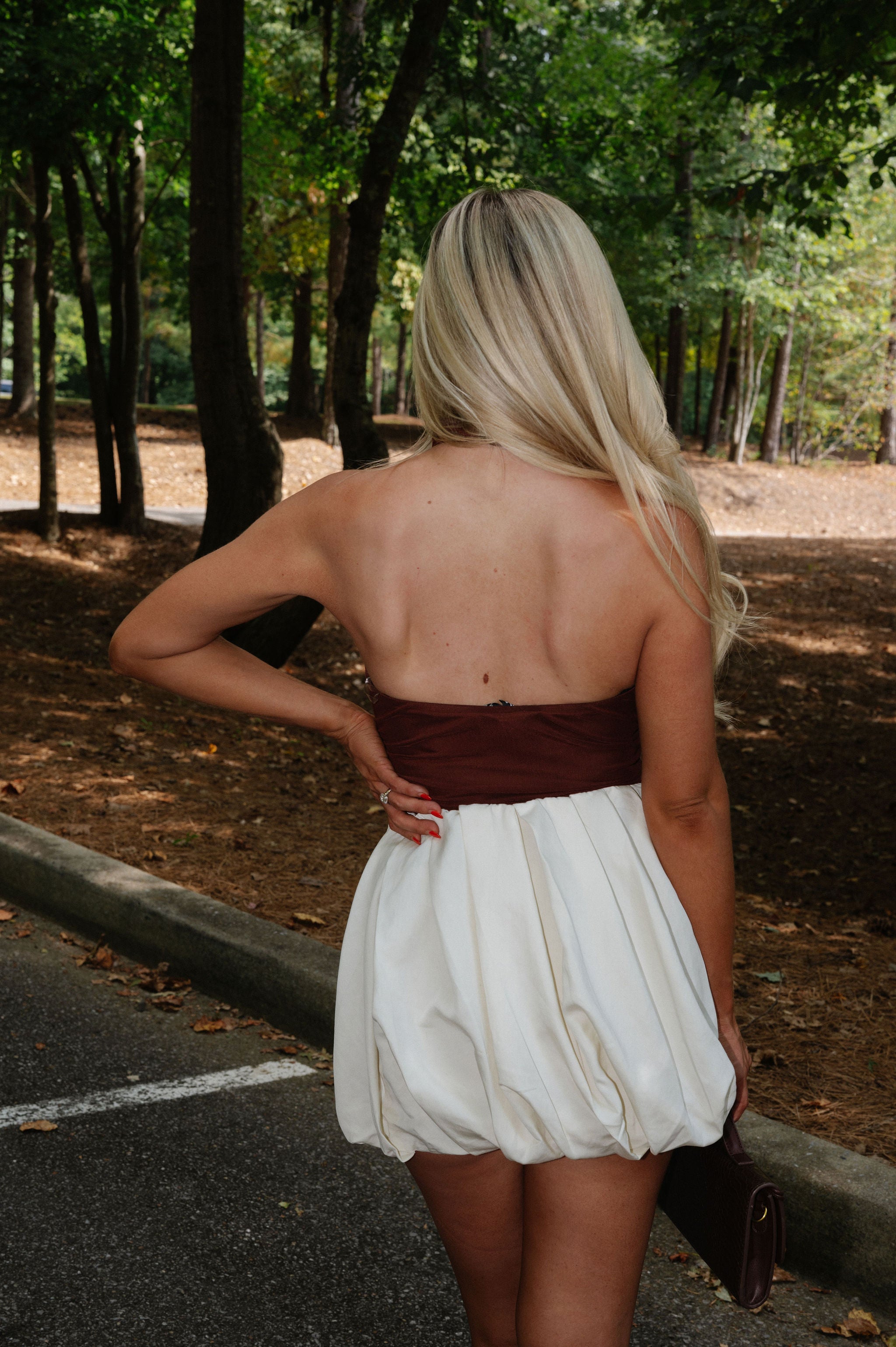 Anderson Ruched Top-Chocolate