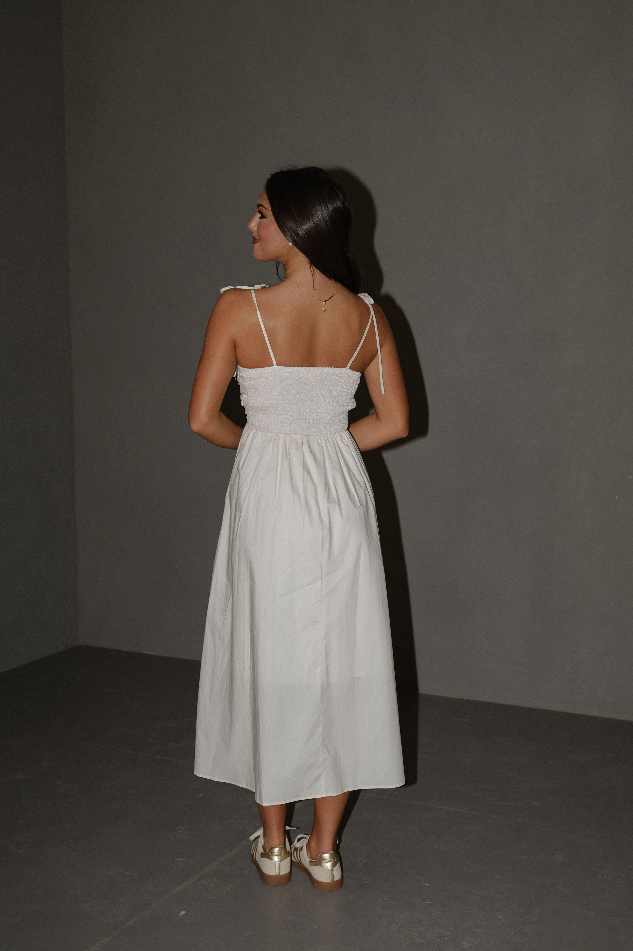 Lori Midi Dress-Natural