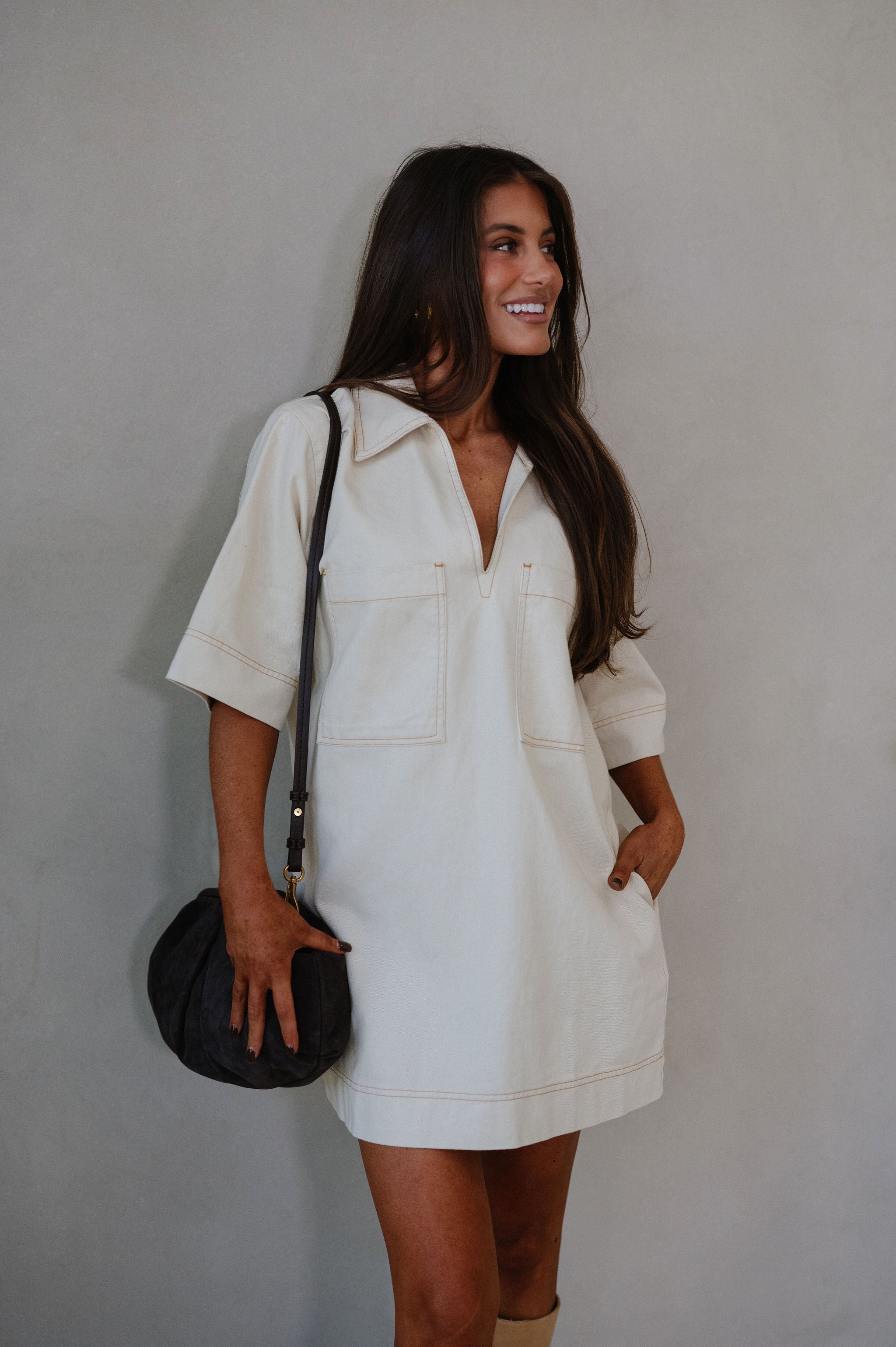 Dasha Dress-Natural