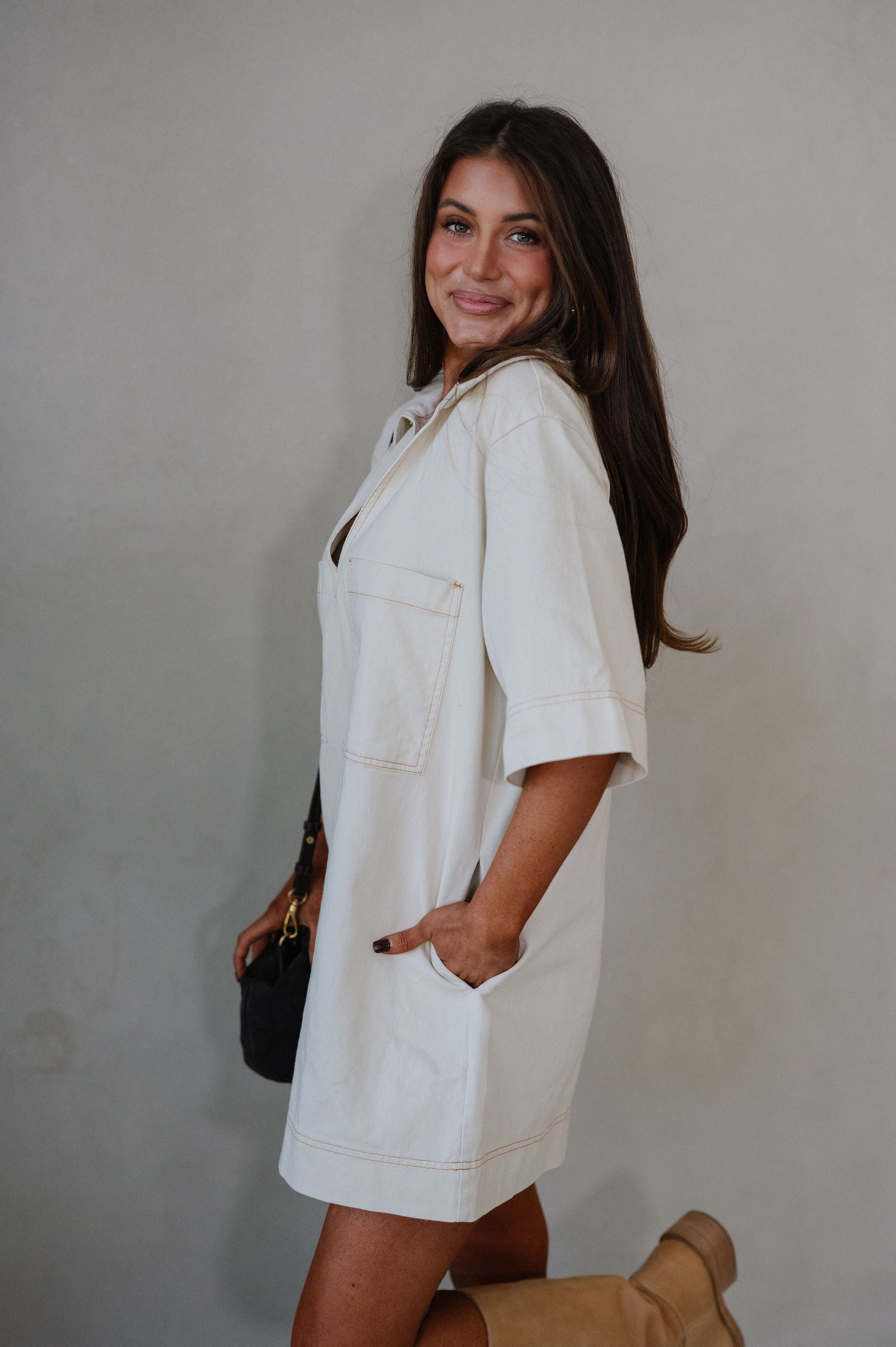 Dasha Dress-Natural