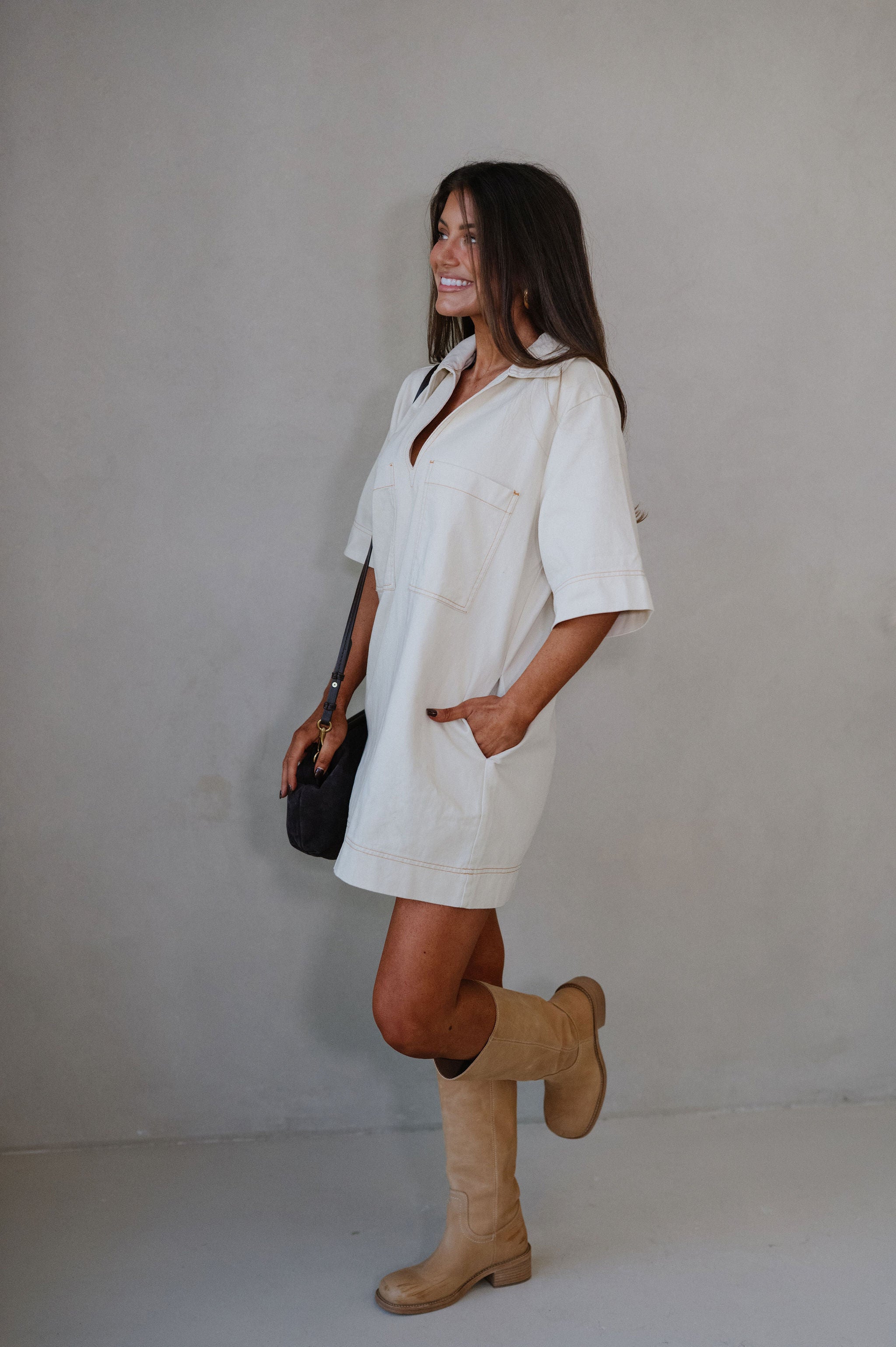 Dasha Dress-Natural