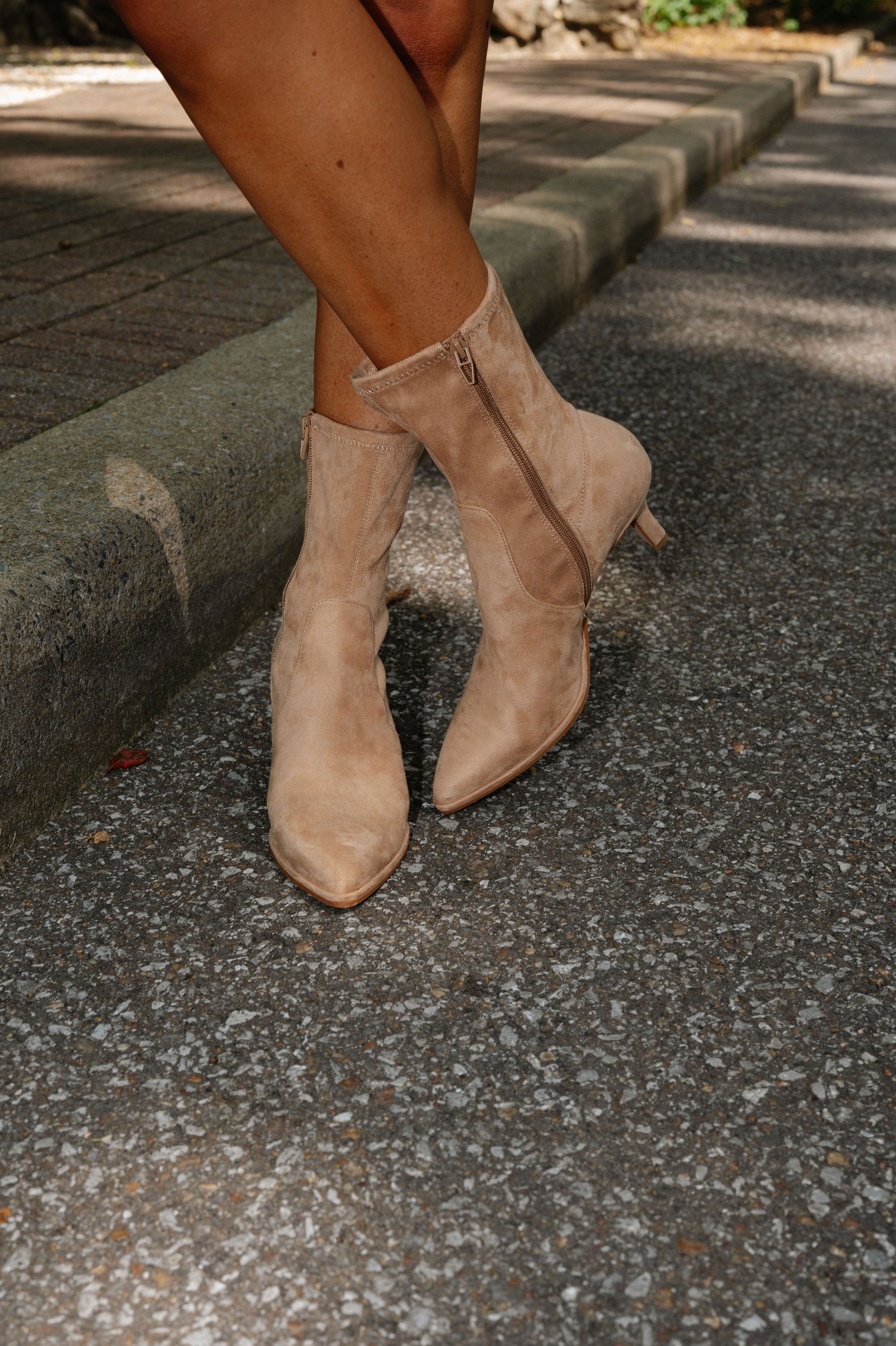Dolce Vita Amara Stella Suede Bootie-Toffee