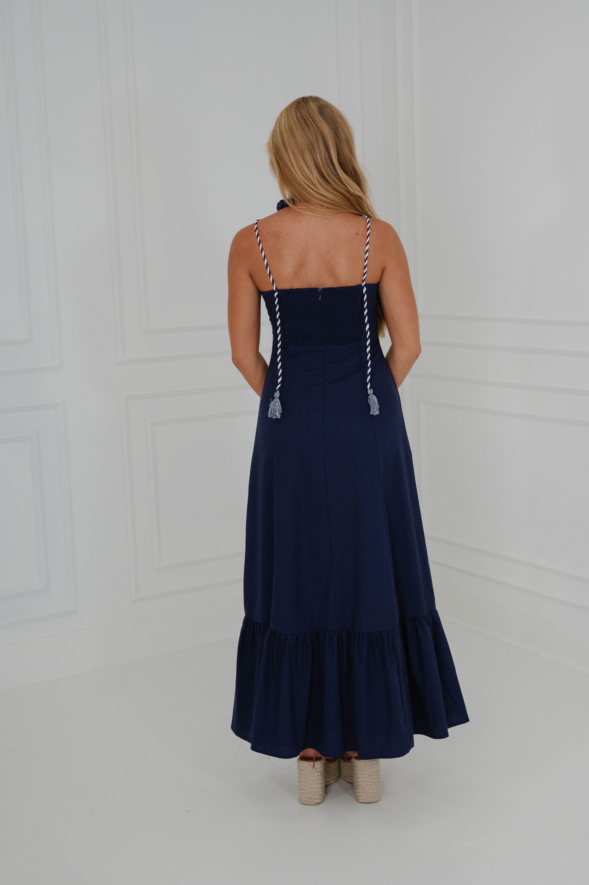 Kodi Maxi Dress-Navy